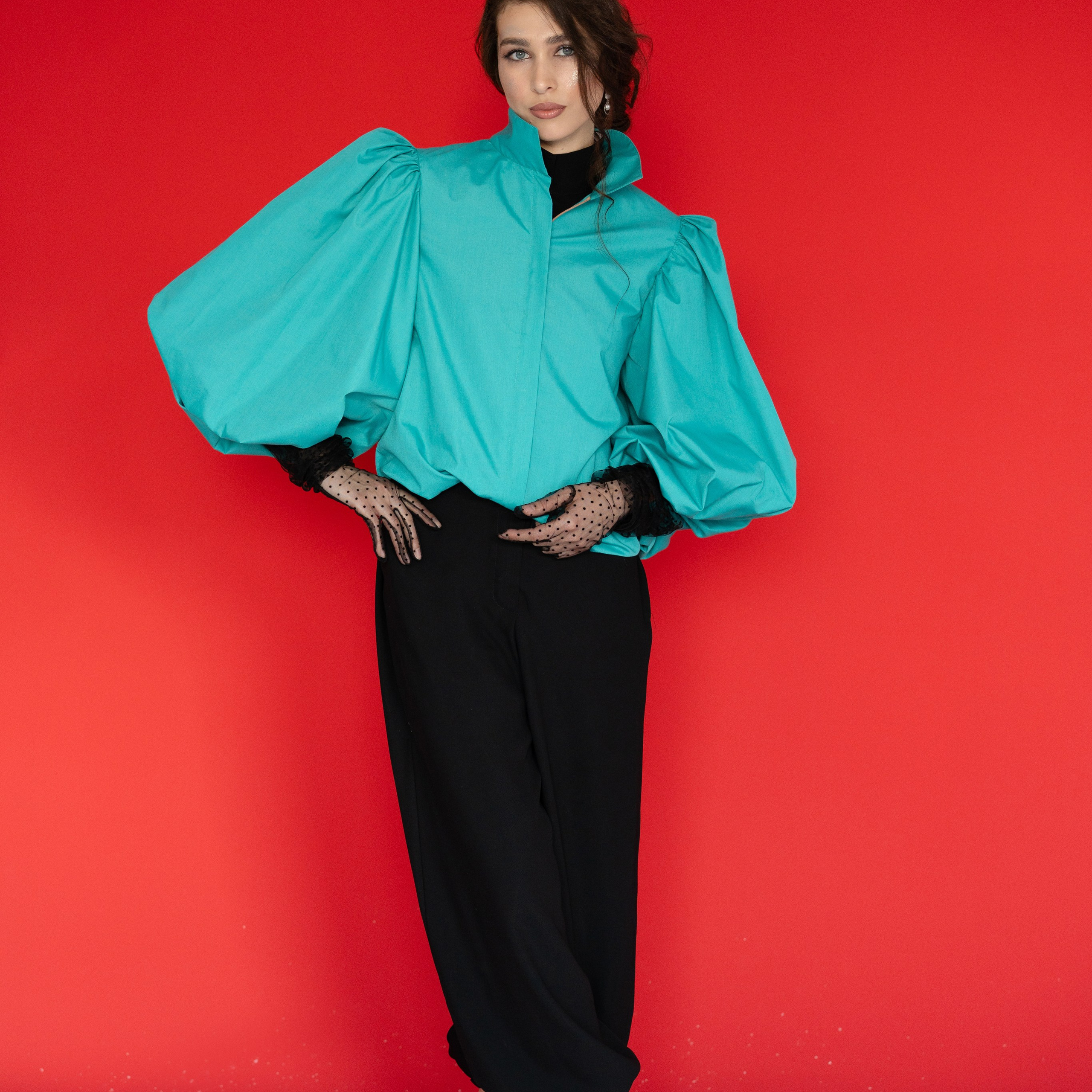 Блуза «Бирюза». Производство женской одежды в Кемерово