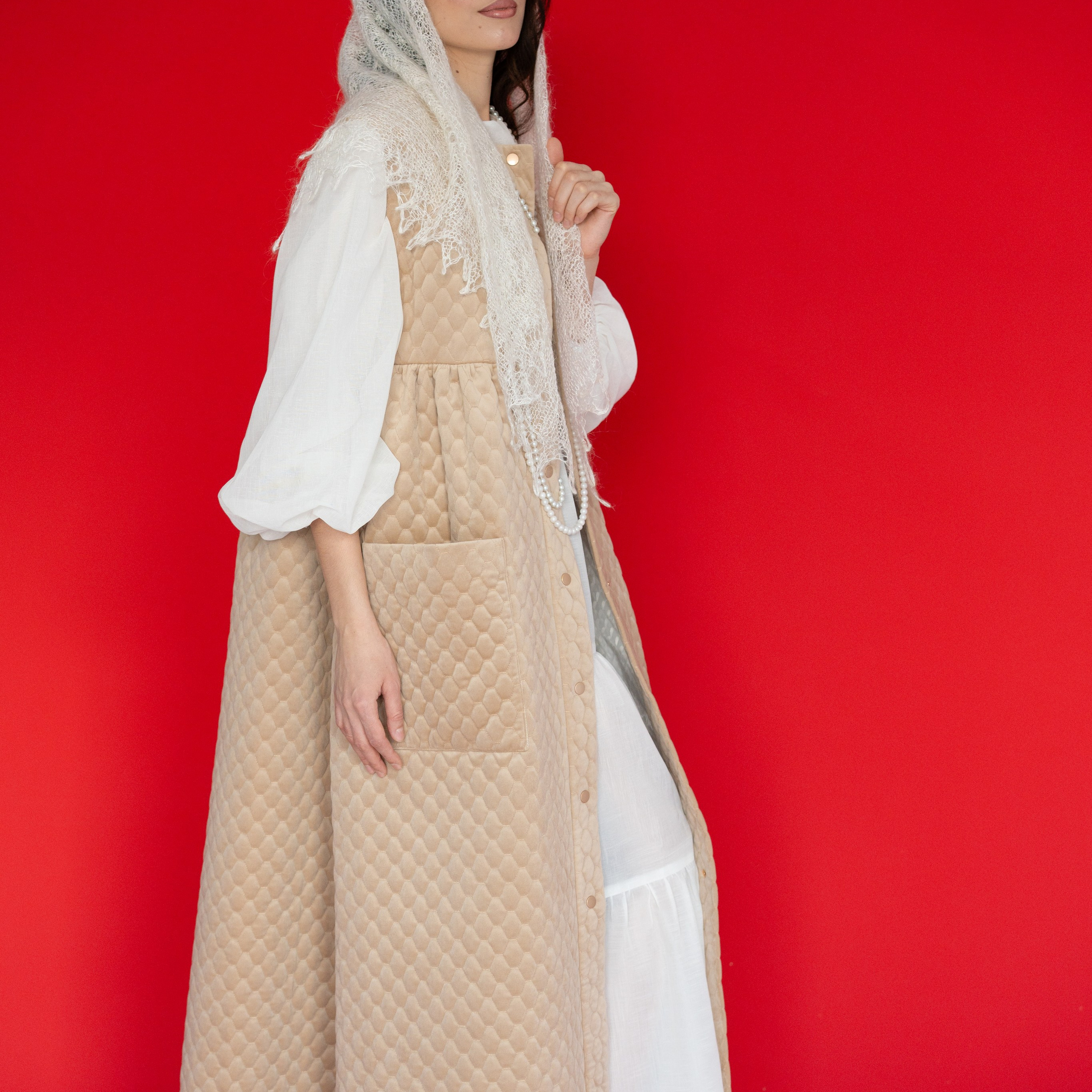 Жилет «Пшеница». Производство женской одежды в Кемерово