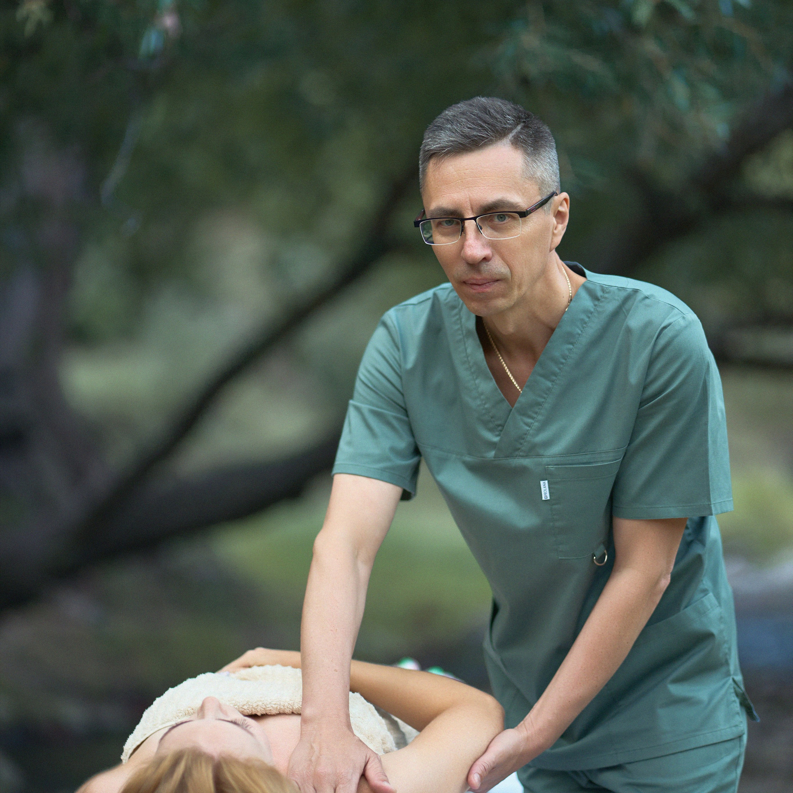 Контент съёмка для массажиста Александра