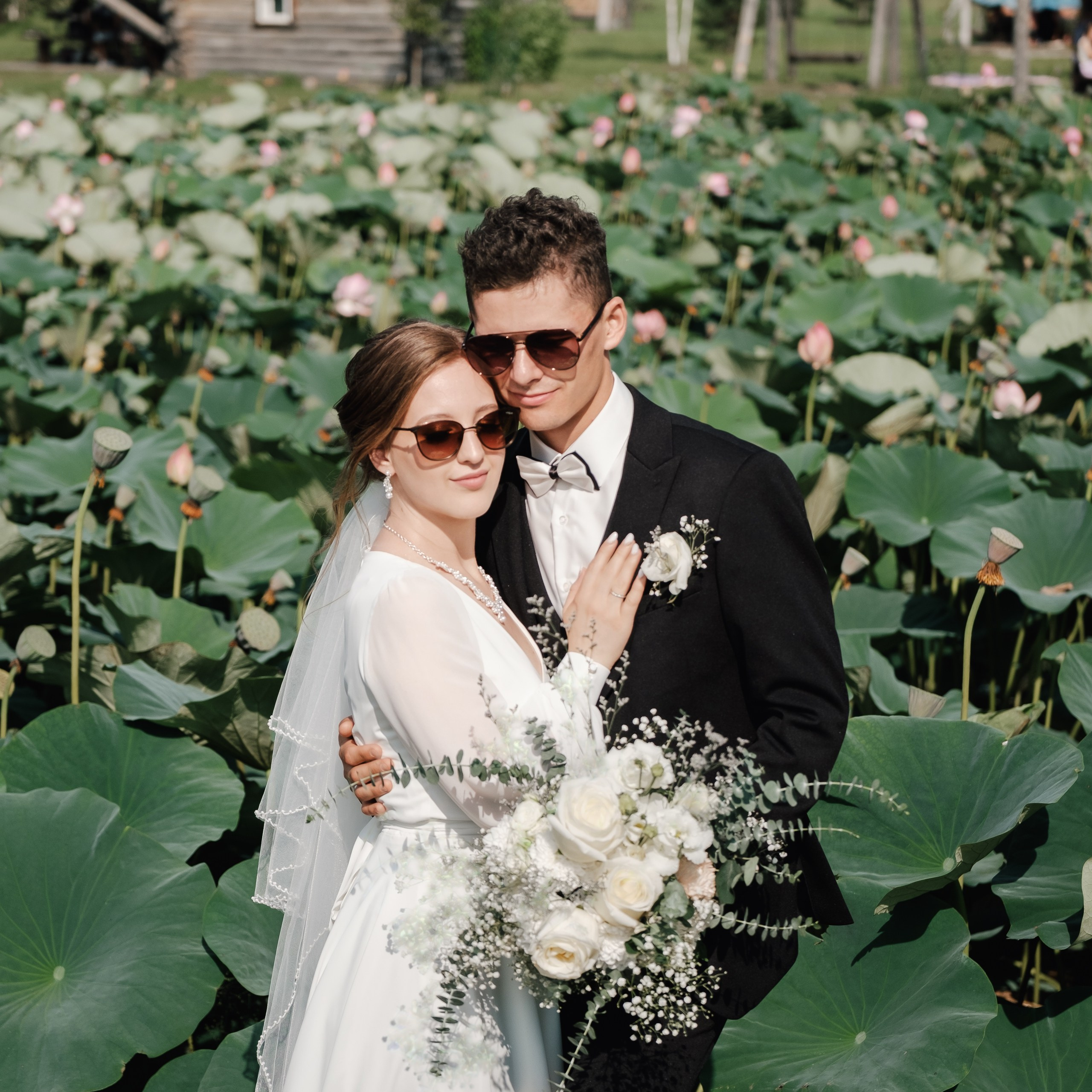 Тимофей и Маргарита. Озеро Лотосов. Венчание в церкви.