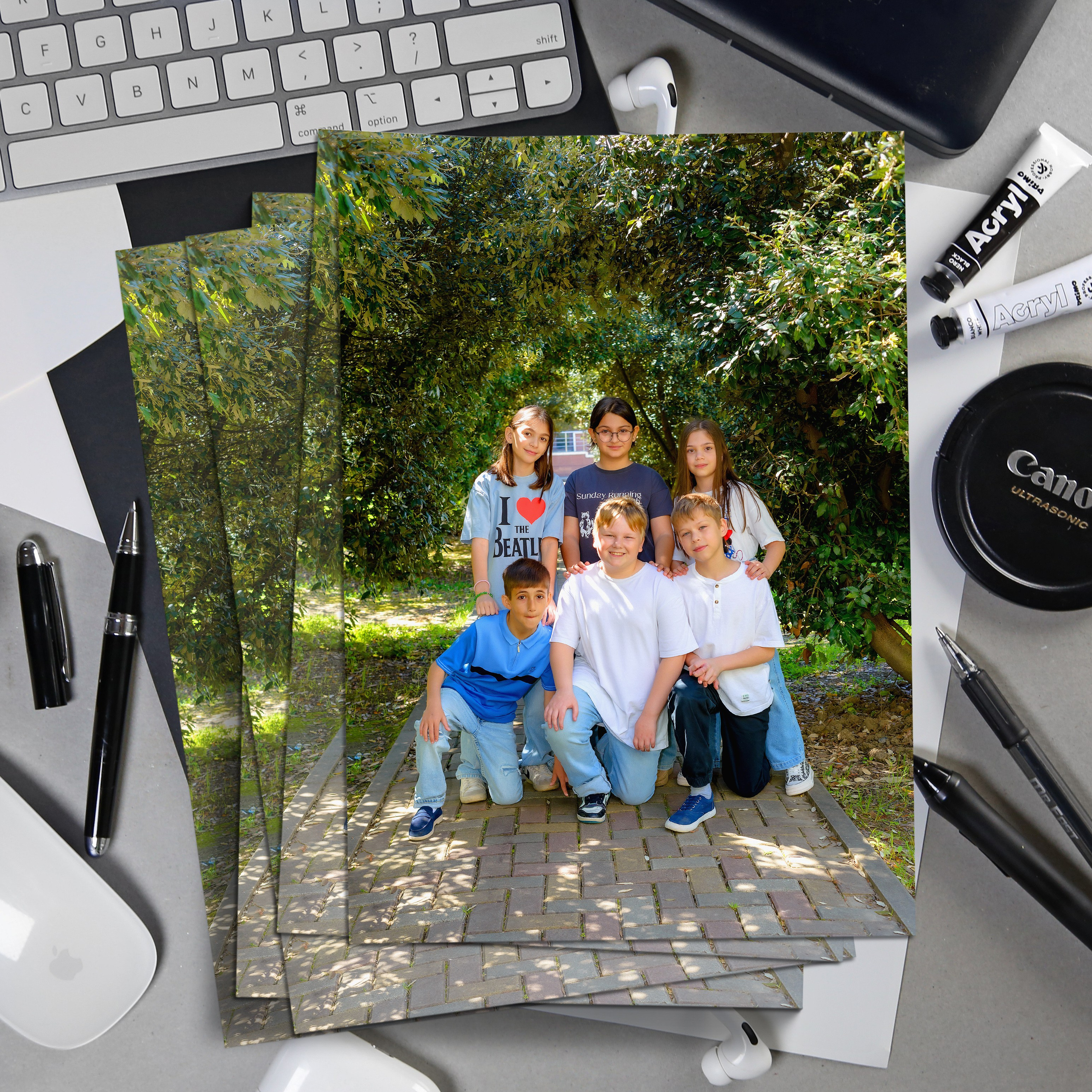 Съемки на улице