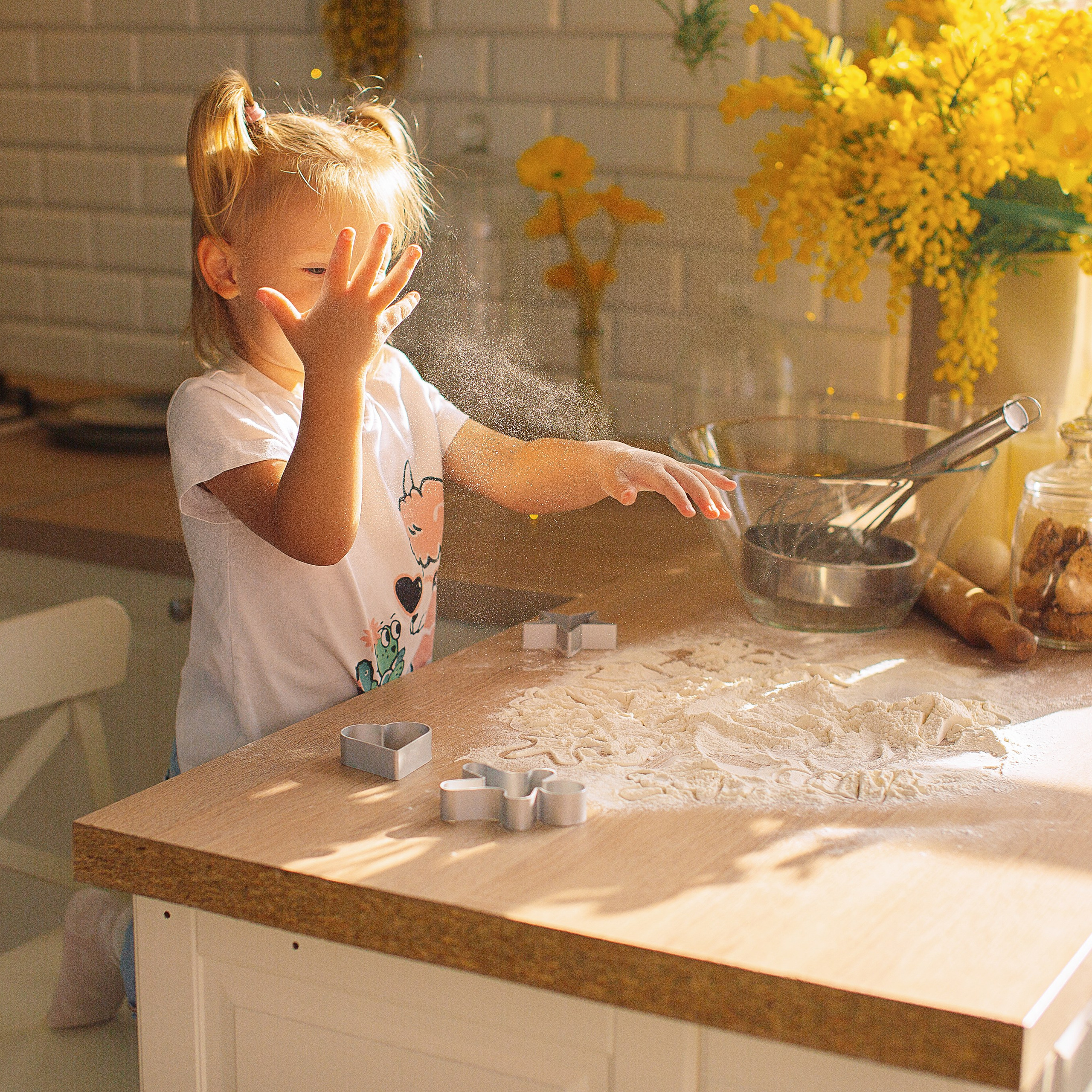 Фотосессия с мукой