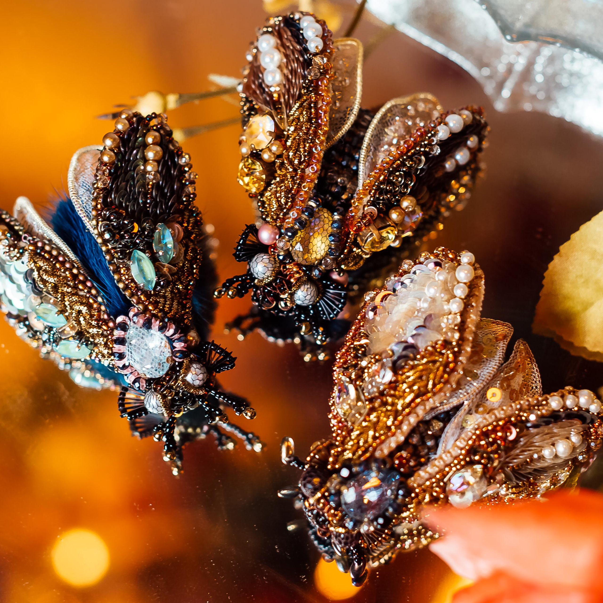 Броши ручной работы