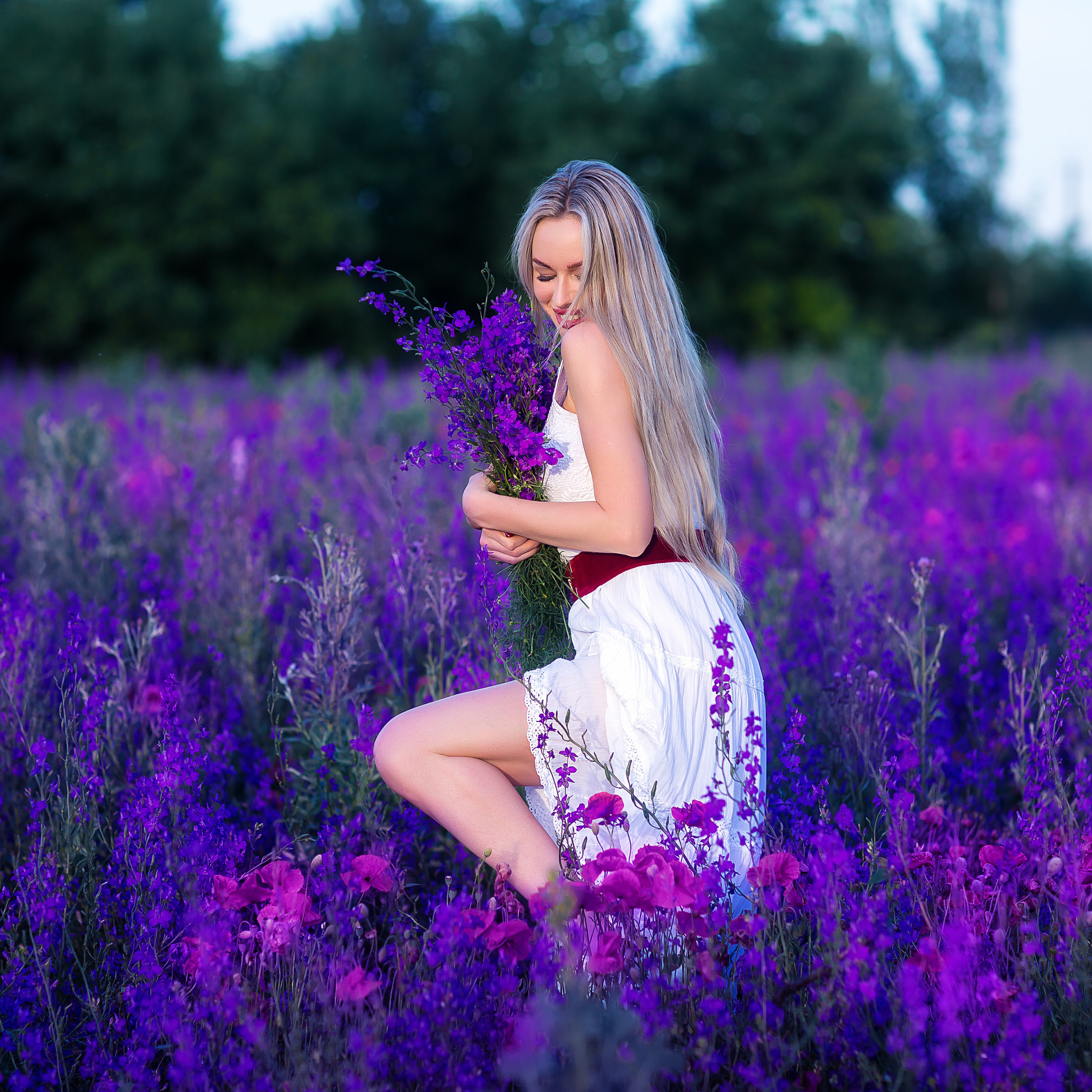 Съёмка в поле