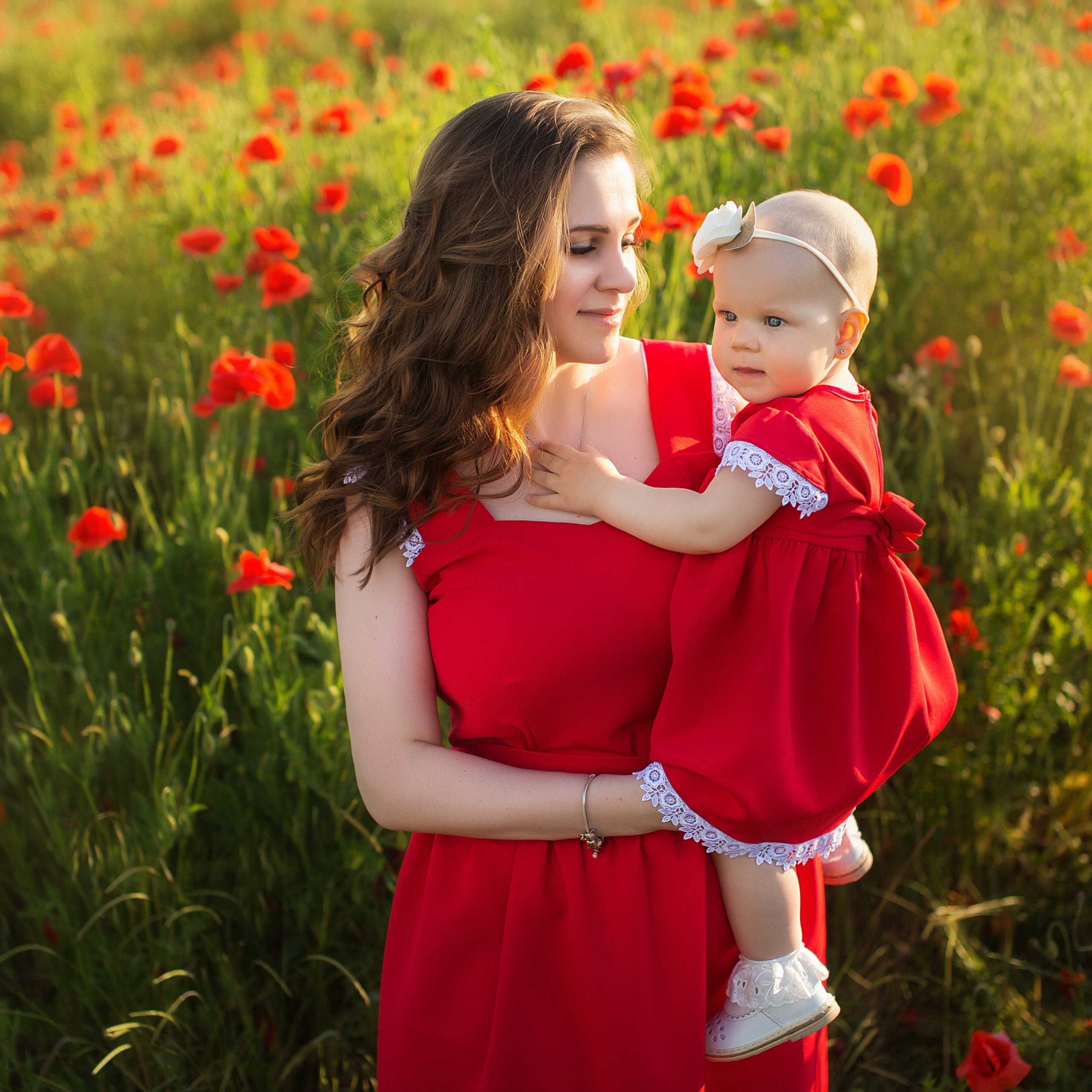 Семейная съёмка в маках