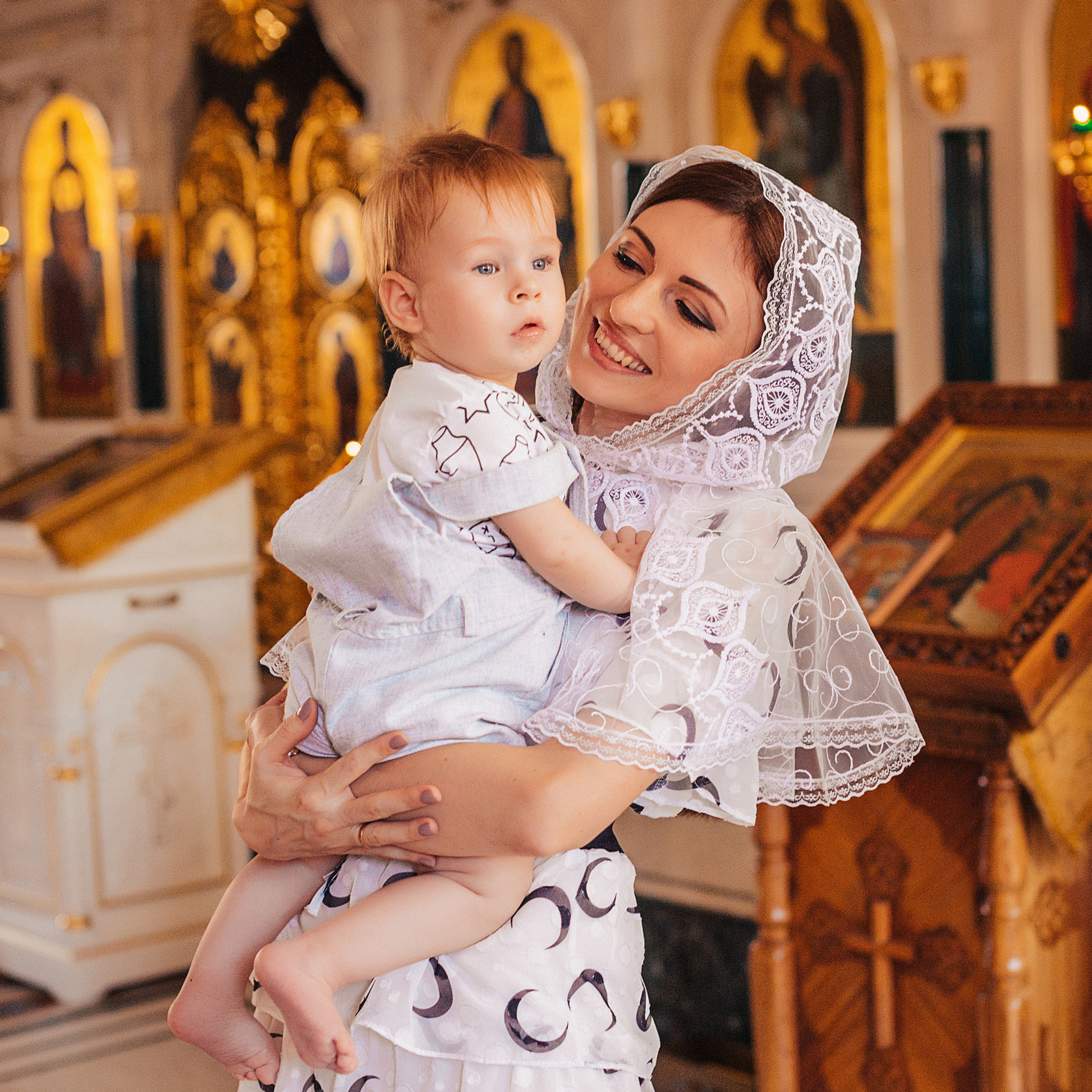 Таинство Крещения в Храме Рождества Христова