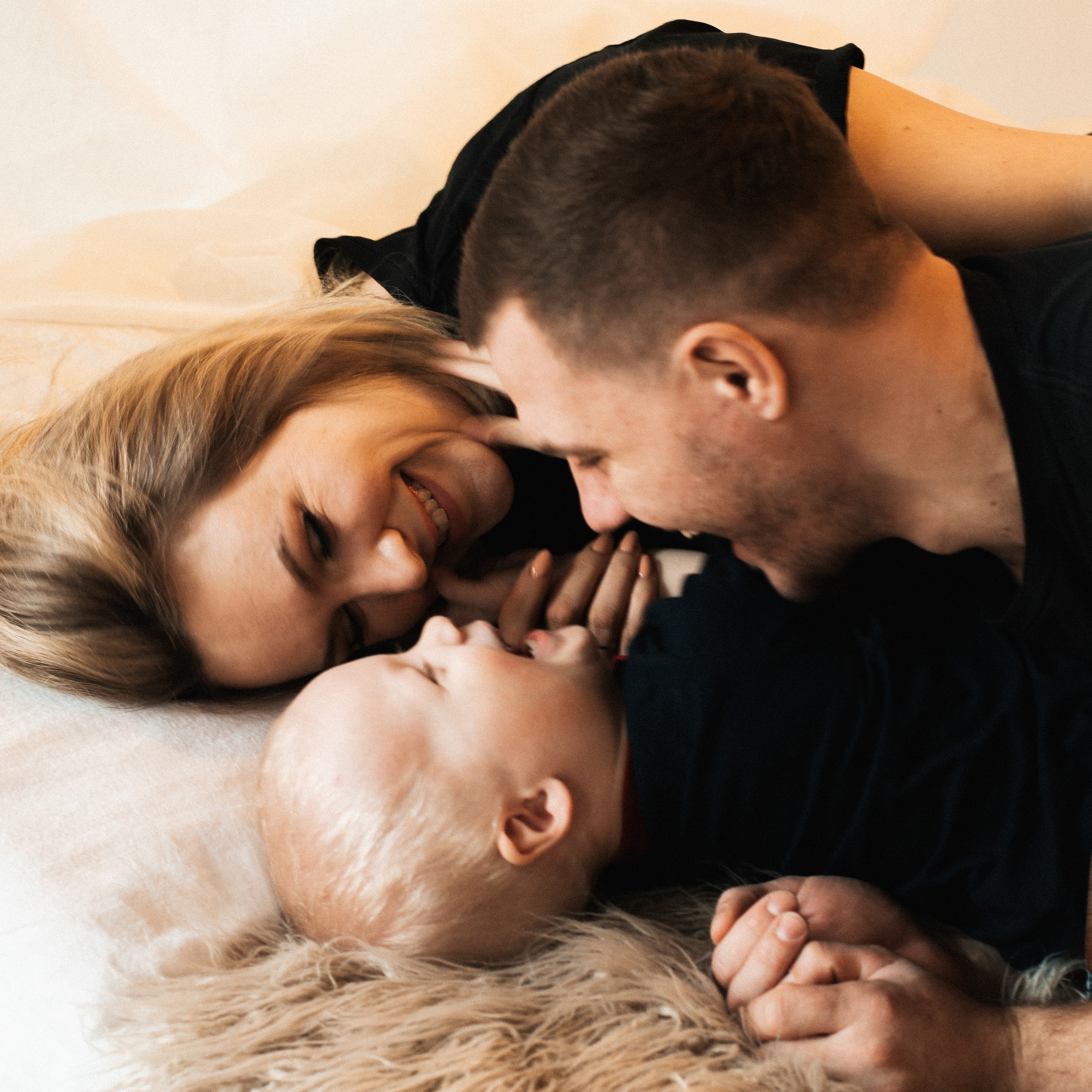 Семейная съемка. Алёна, Вадим и малыш Рома