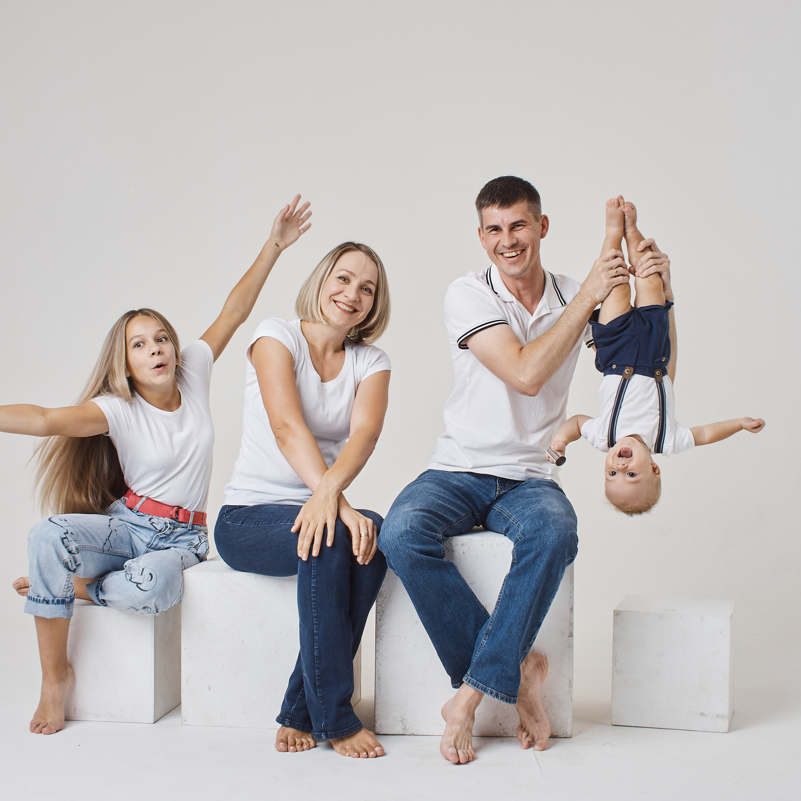 Джинсовая семейная