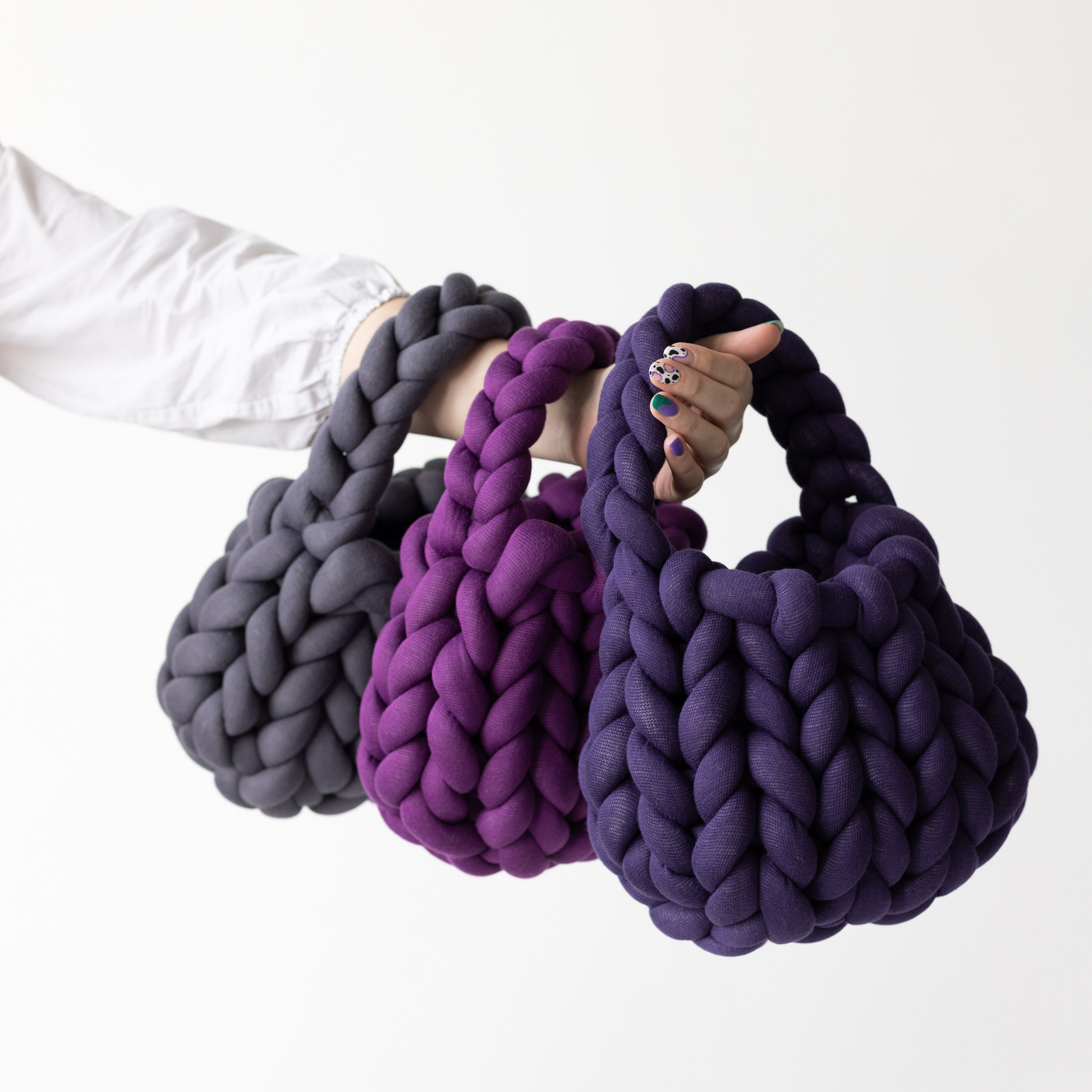 Сумки вязанные. Фотосессии на маркетплейсы