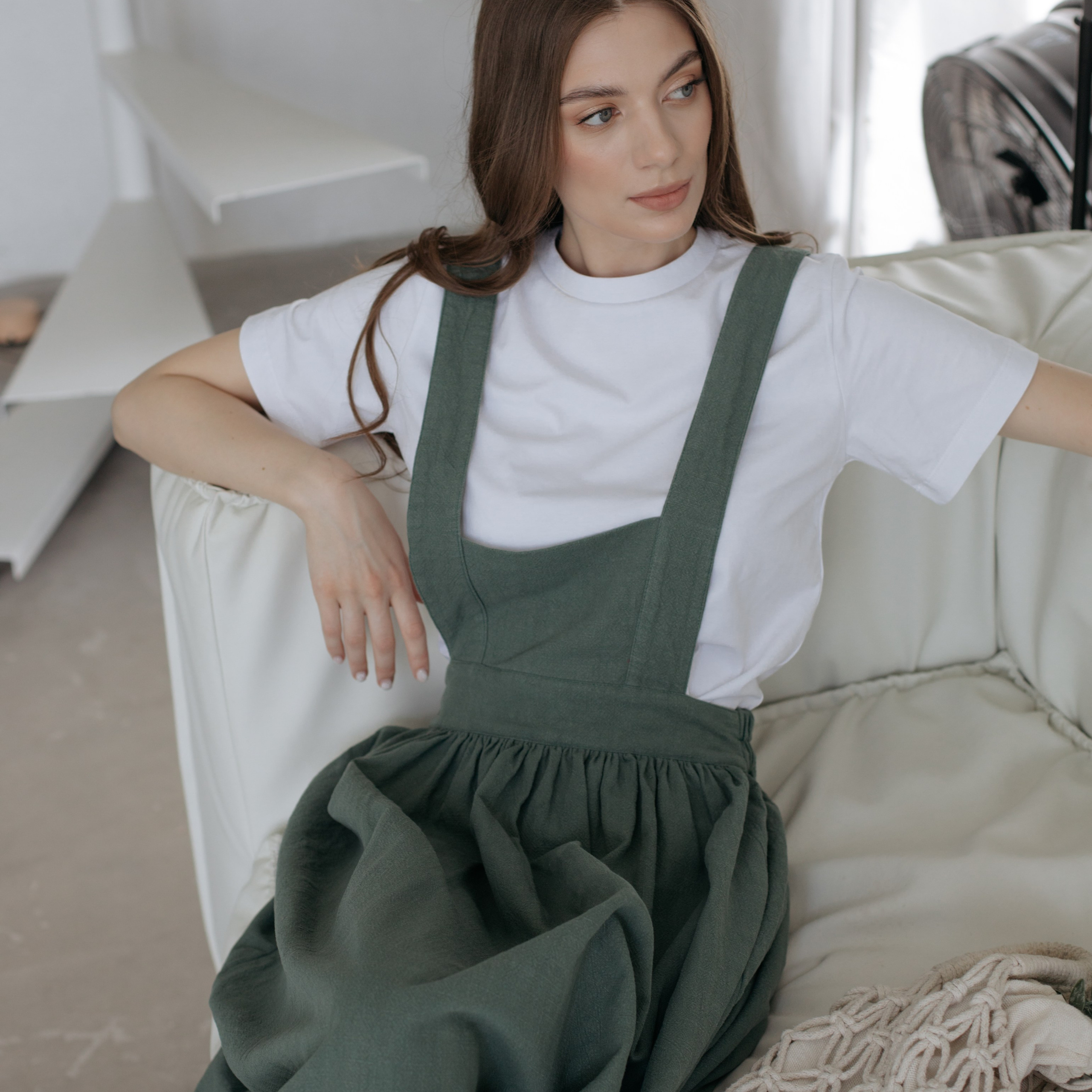 Сарафаны из крапивы. Фотосессии на маркетплейсы