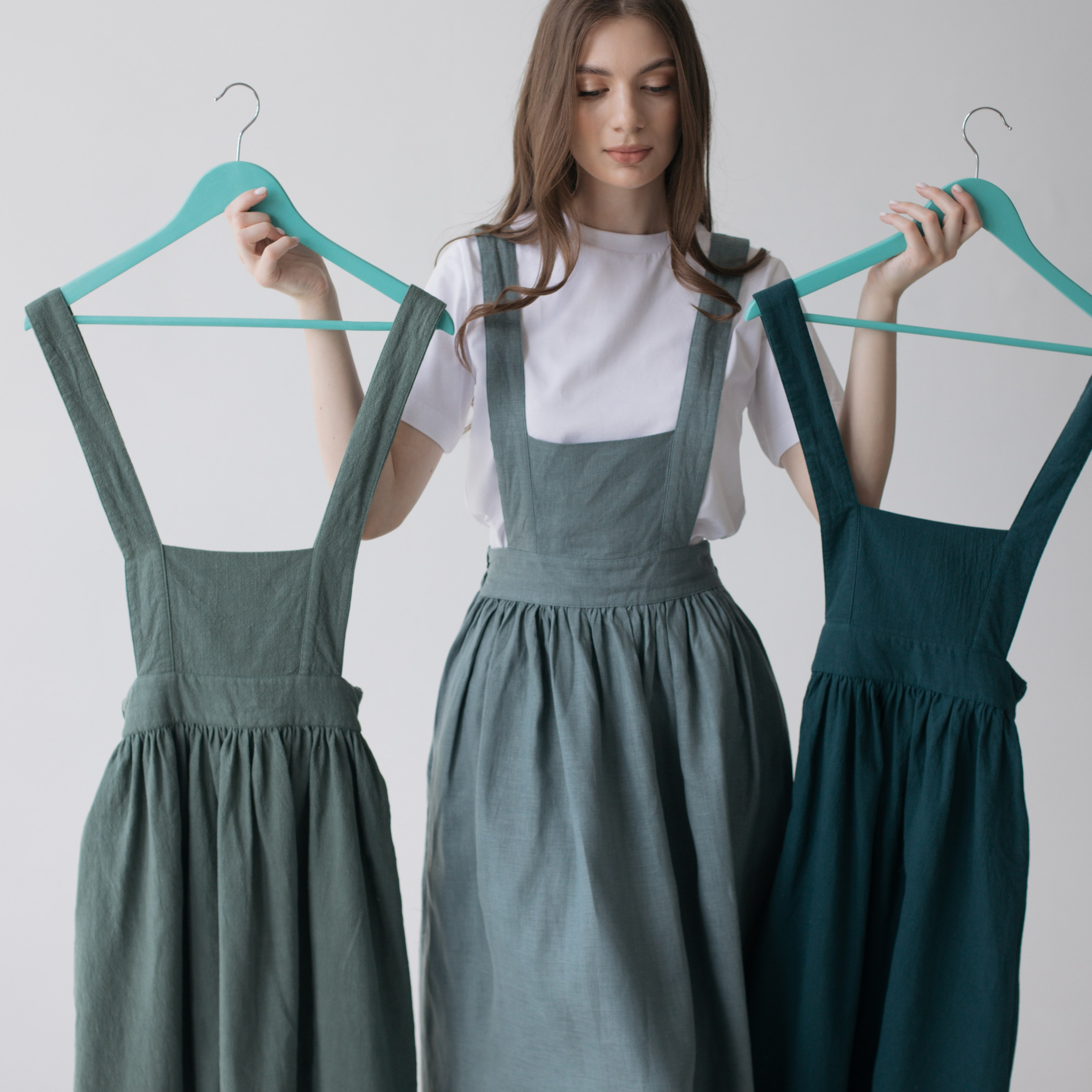 Сарафаны из крапивы. Фотосессии на маркетплейсы