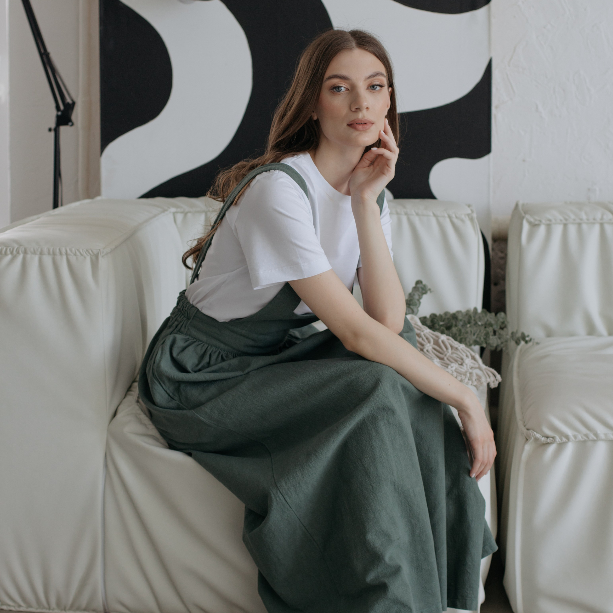 Сарафаны из крапивы. Фотосессии на маркетплейсы