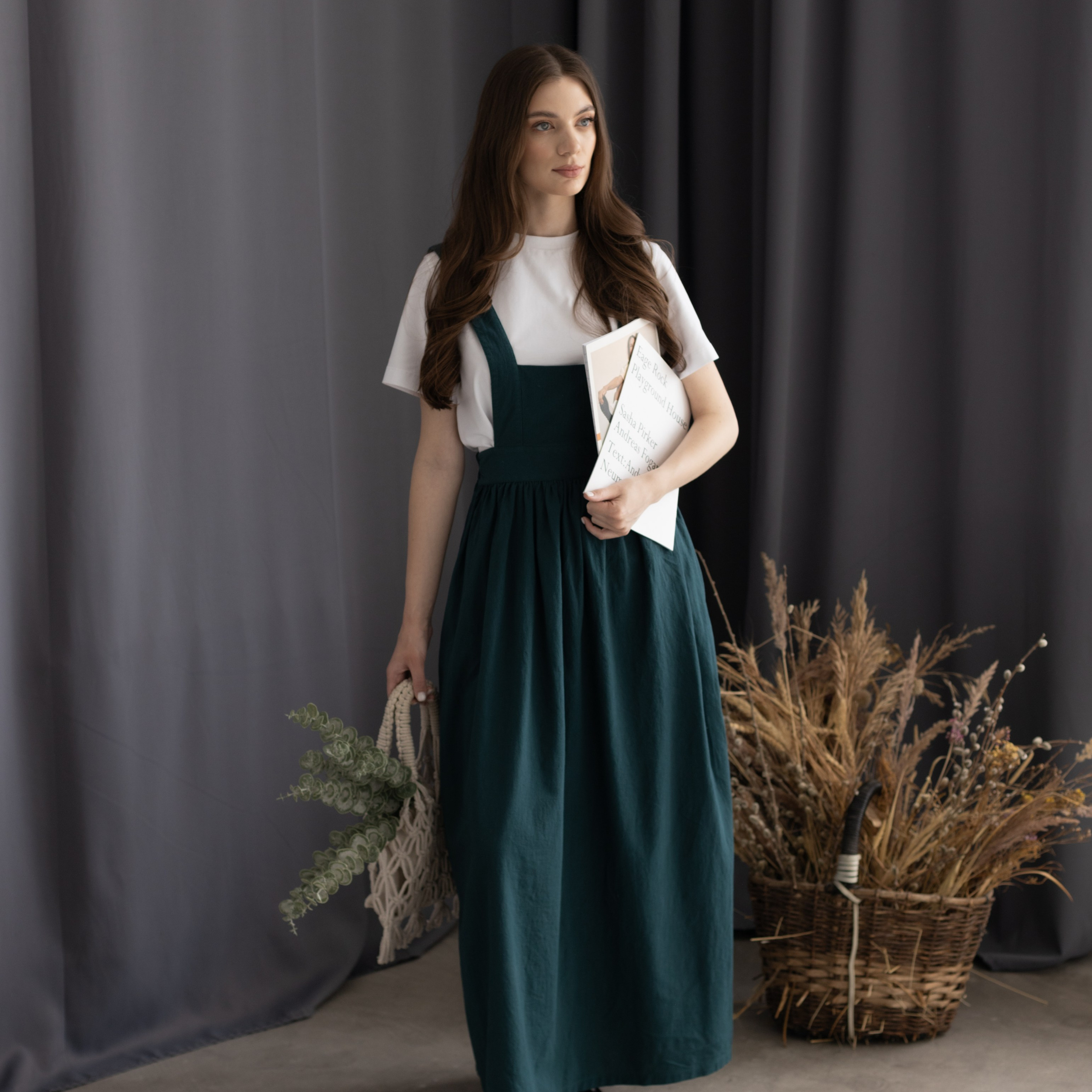 Сарафаны из крапивы. Фотосессии на маркетплейсы