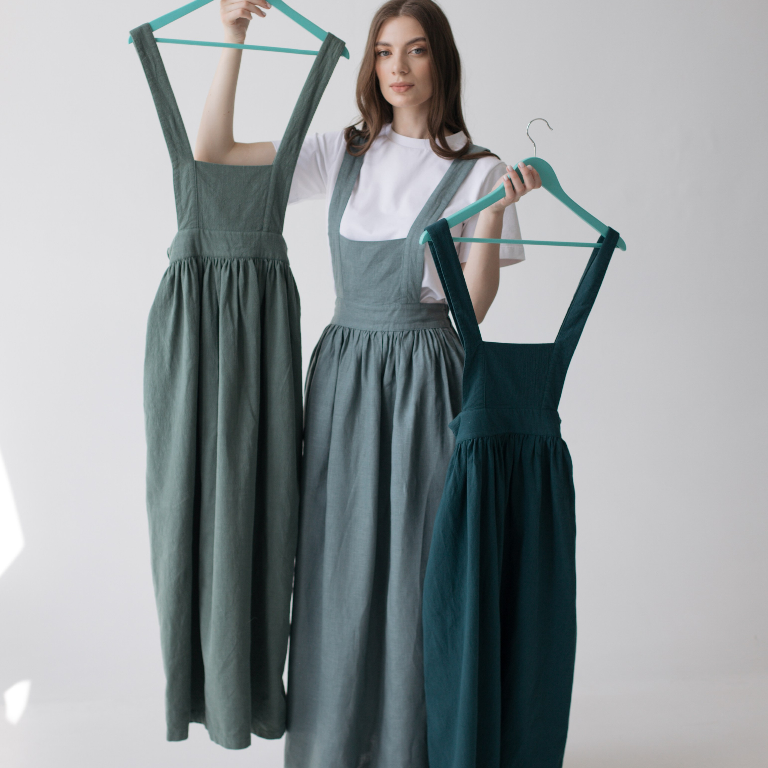 Сарафаны из крапивы. Фотосессии на маркетплейсы