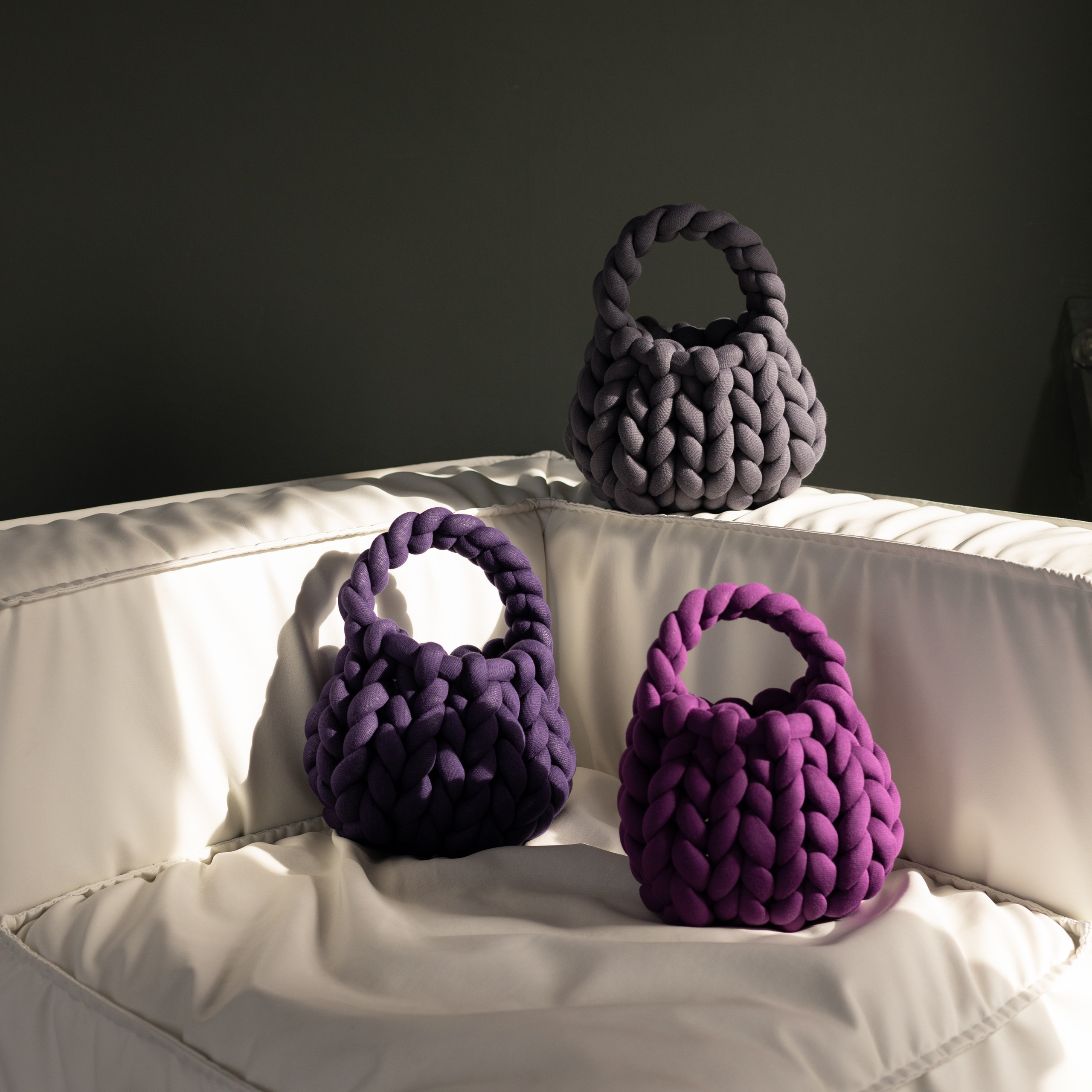 Сумки вязанные. Фотосессии на маркетплейсы