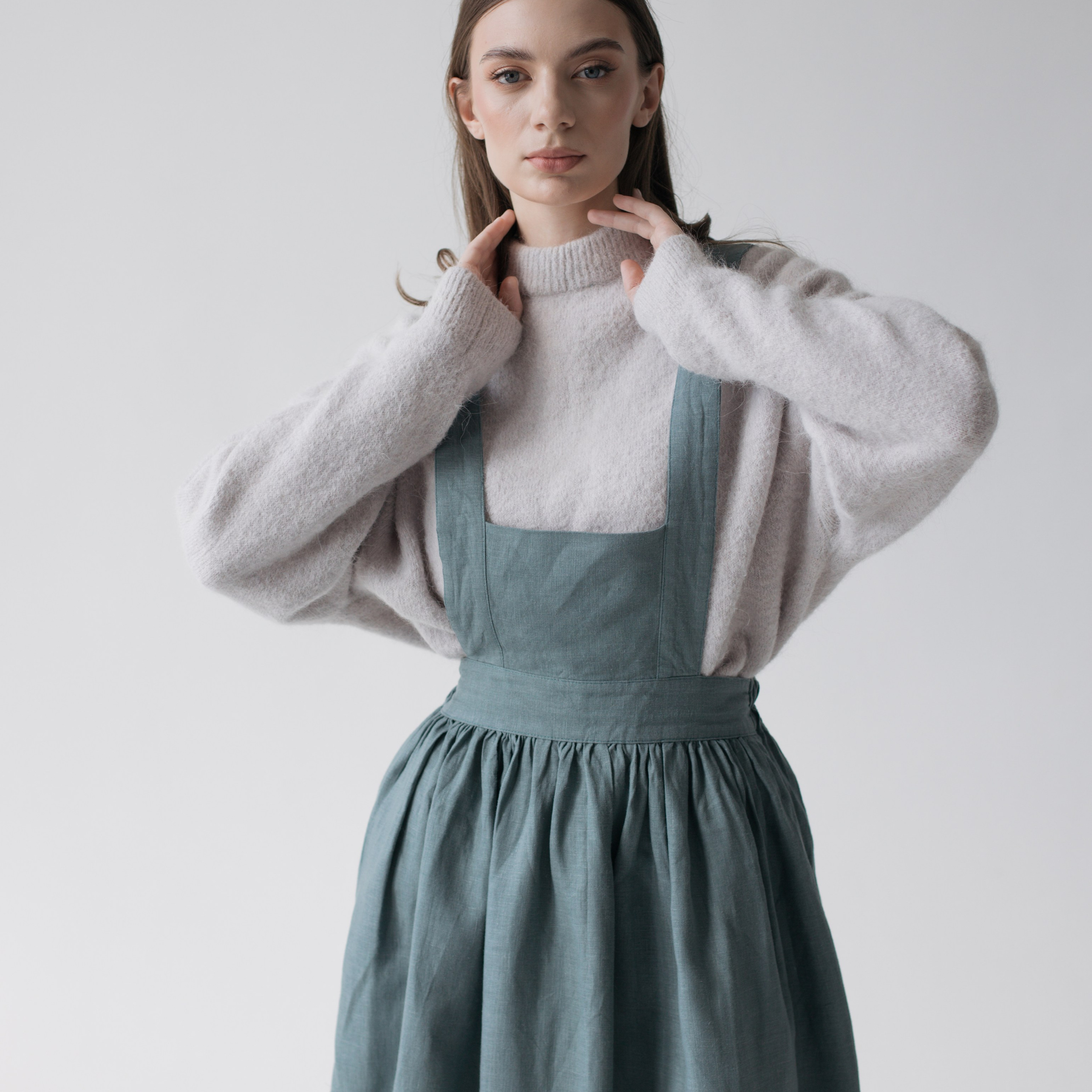 Сарафаны из крапивы. Фотосессии на маркетплейсы