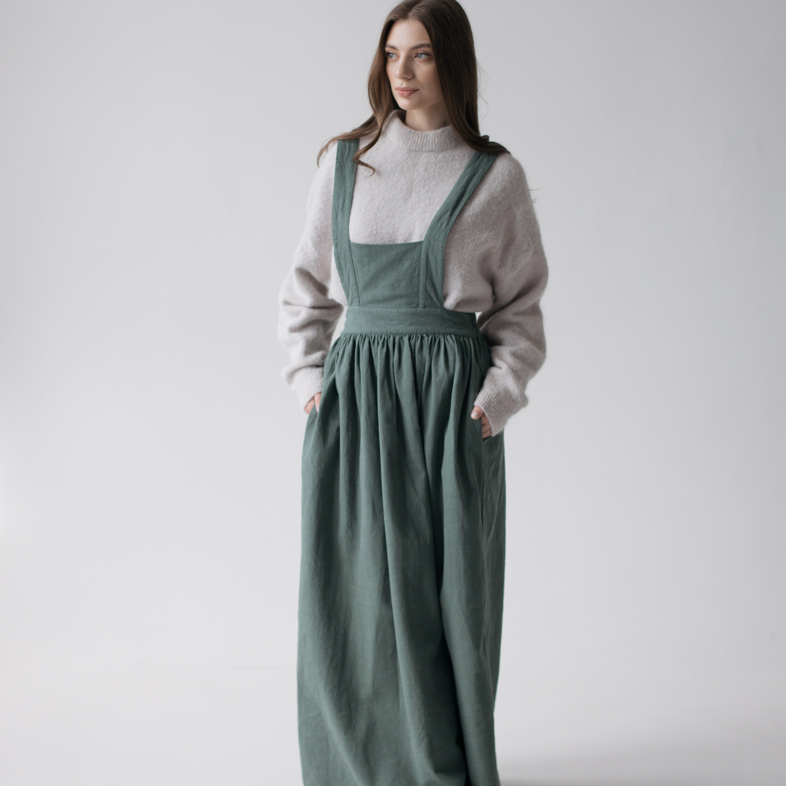 Сарафаны из крапивы. Фотосессии на маркетплейсы