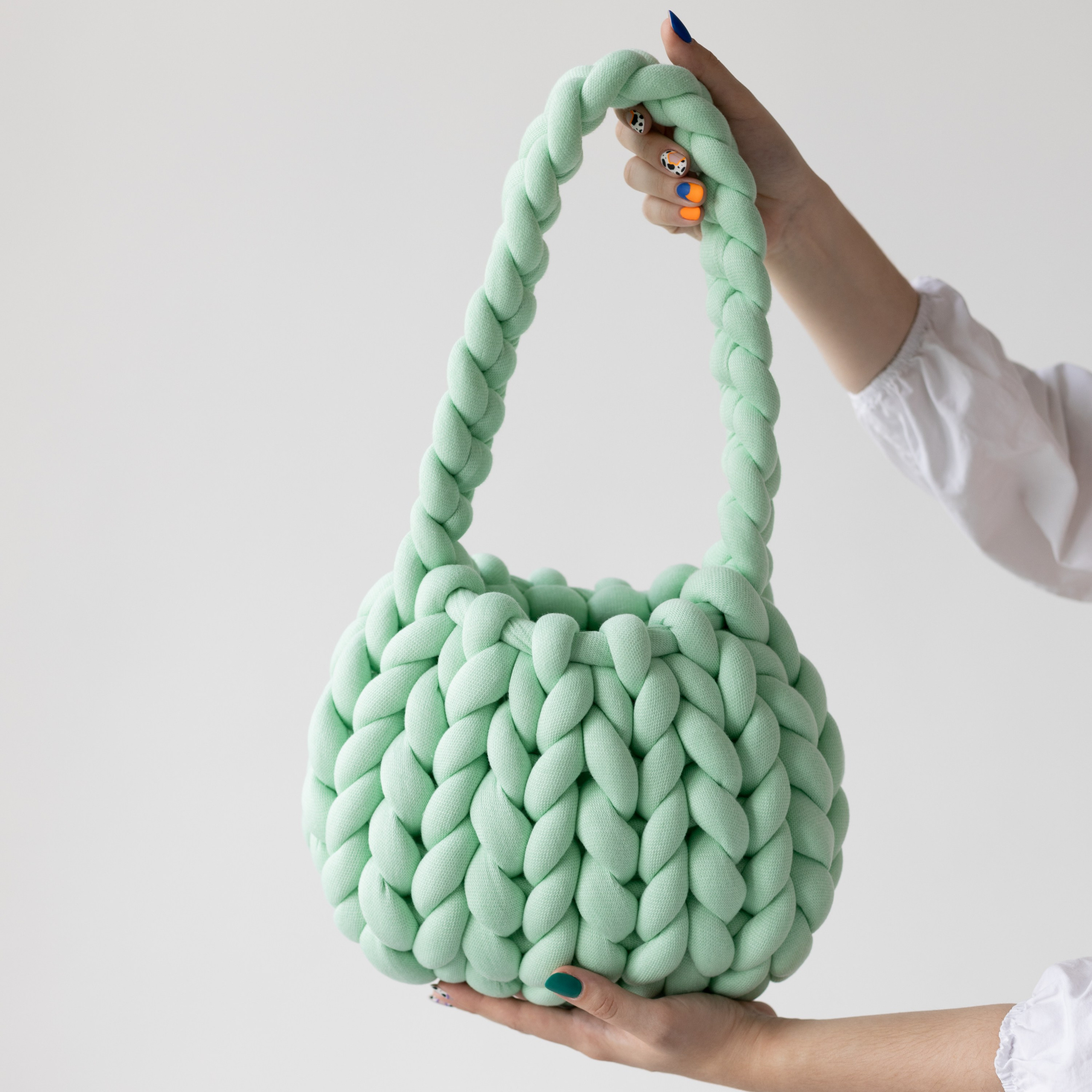 Сумки вязанные. Фотосессии на маркетплейсы