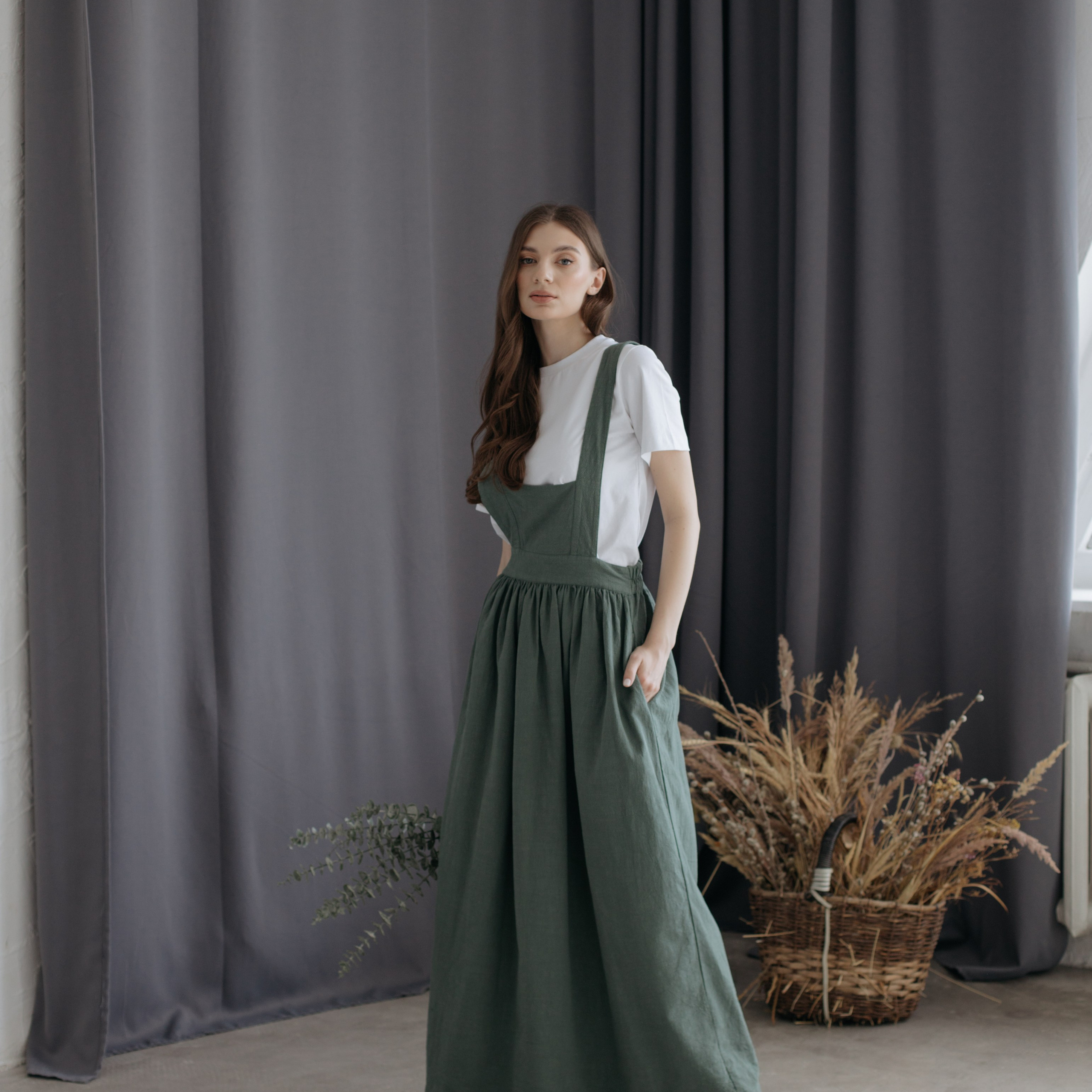 Сарафаны из крапивы. Фотосессии на маркетплейсы