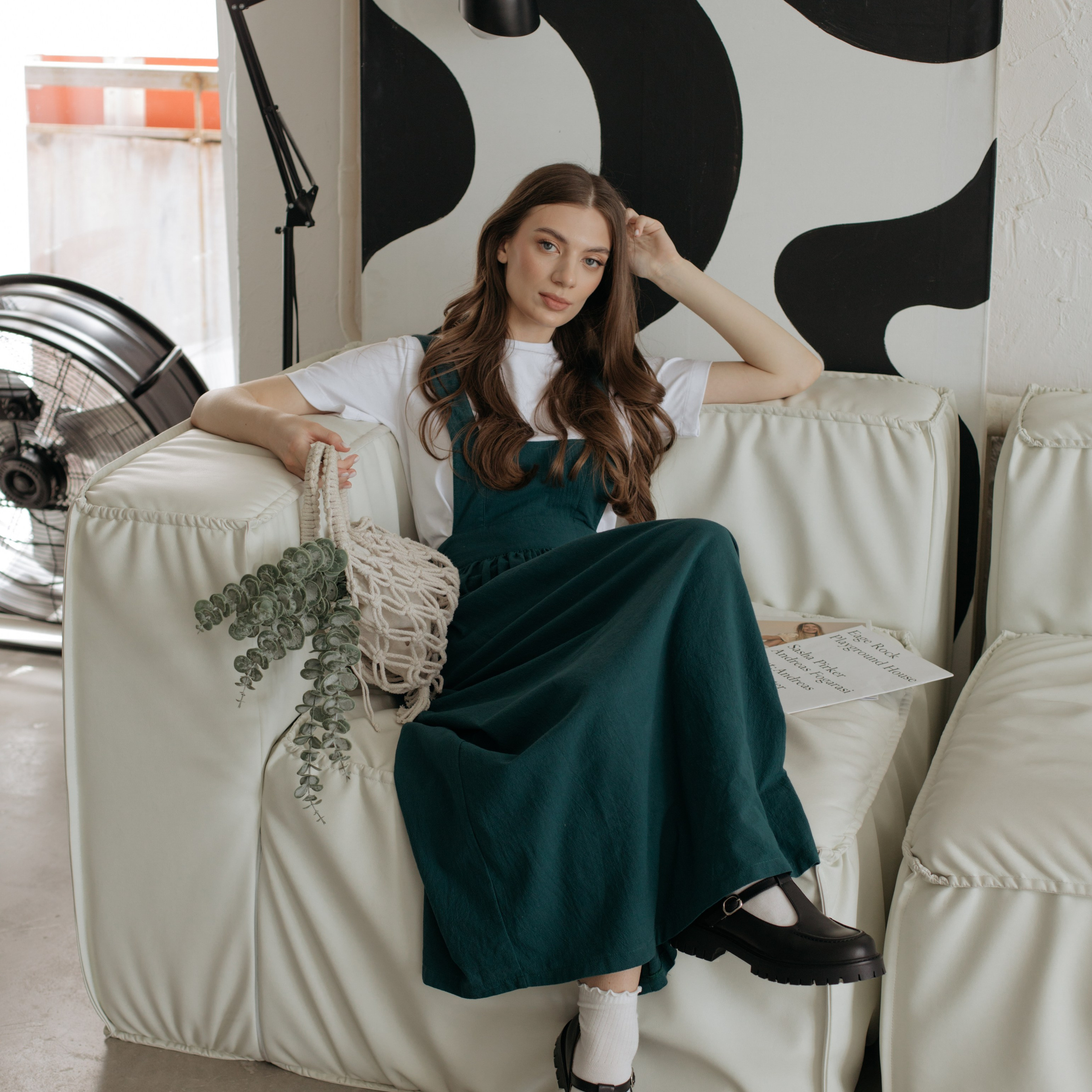 Сарафаны из крапивы. Фотосессии на маркетплейсы