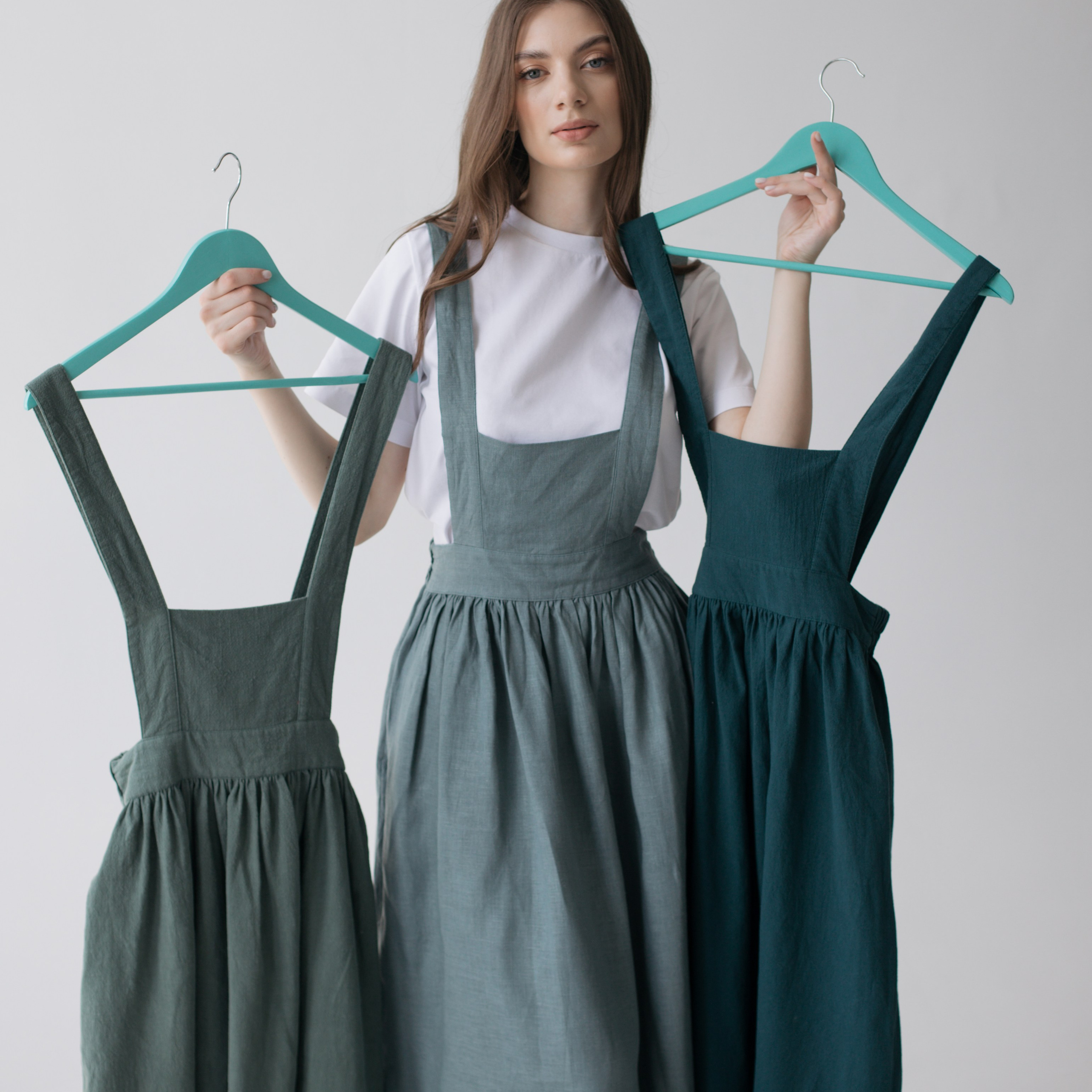 Сарафаны из крапивы. Фотосессии на маркетплейсы