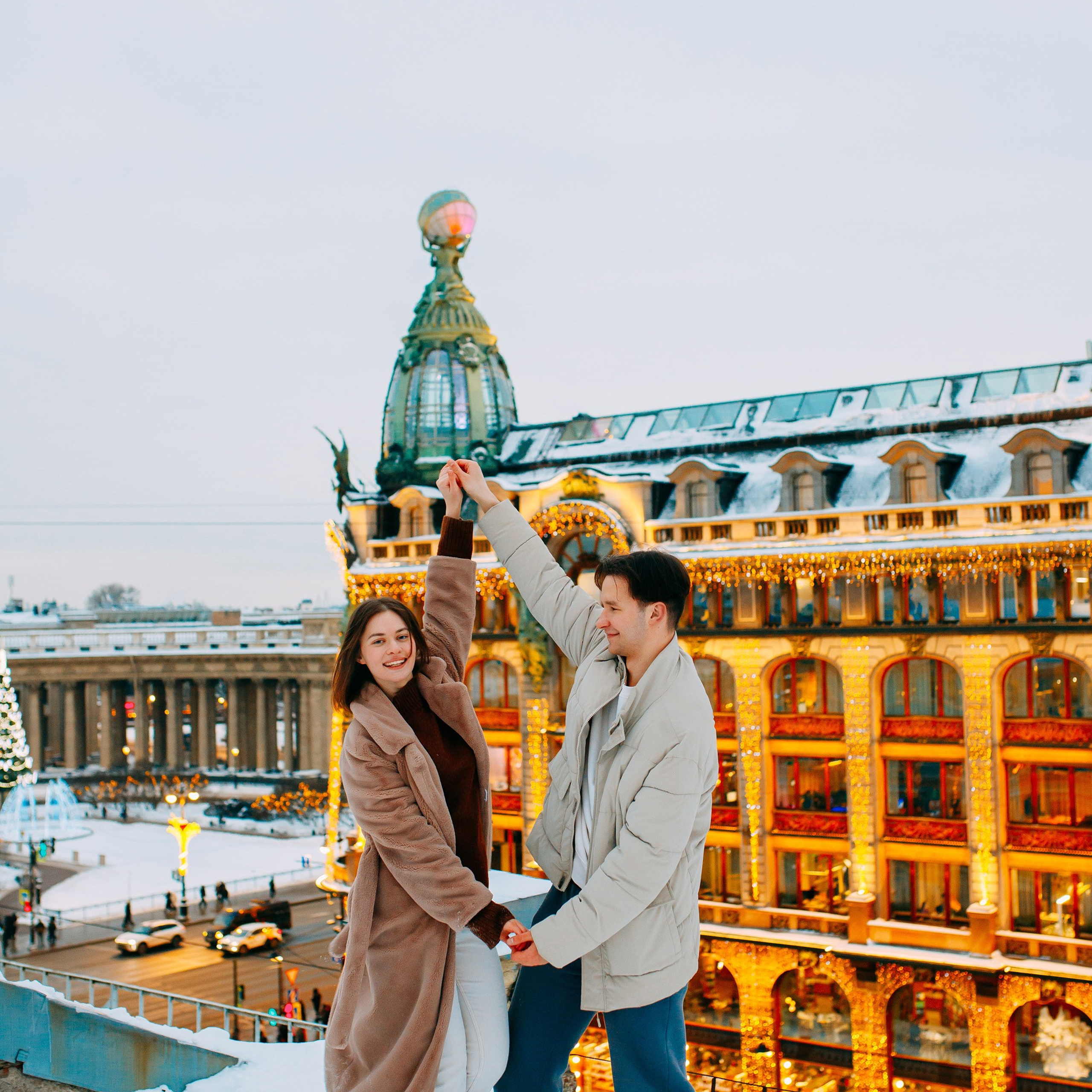 Фотосессия на крыше у Зингера