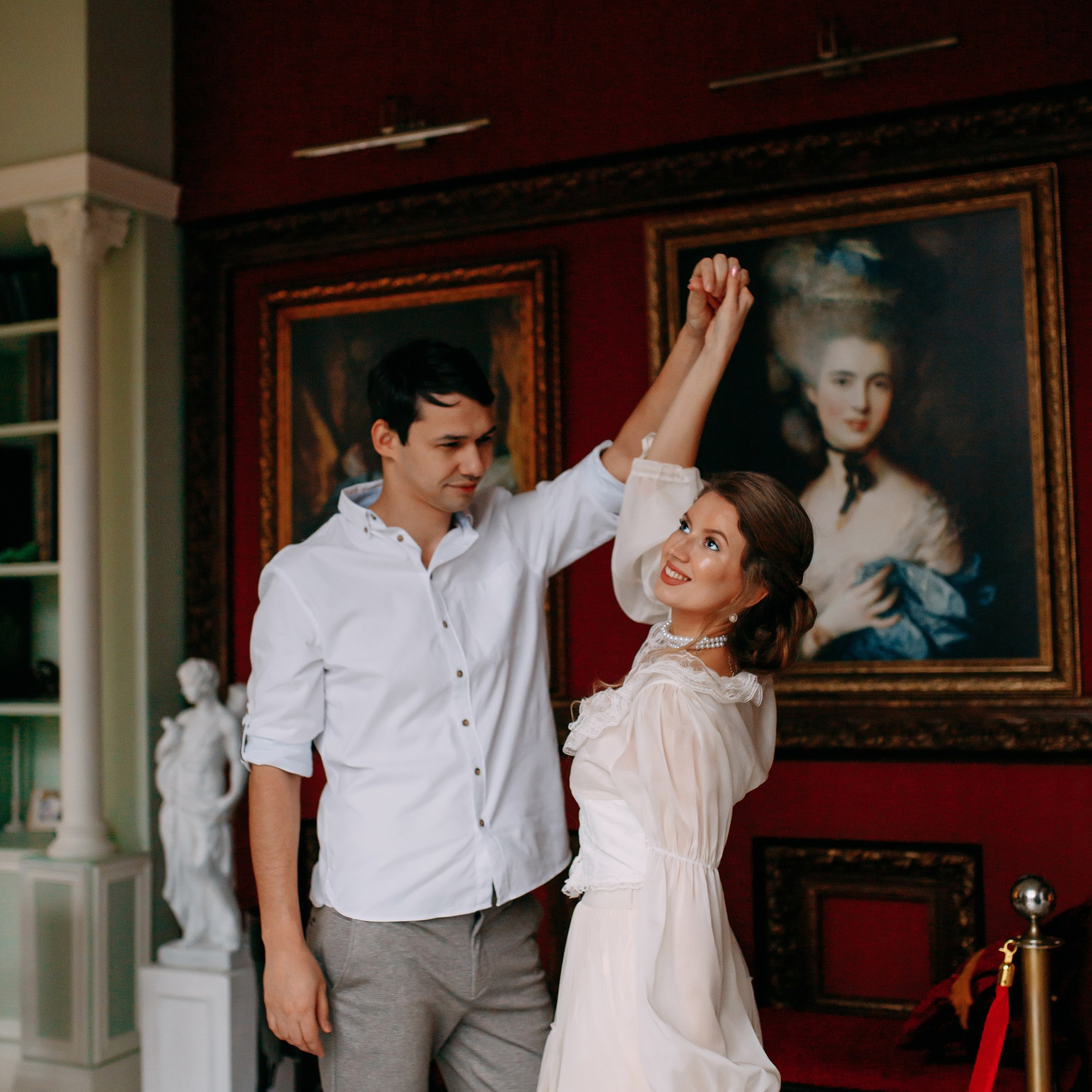 Новогодняя лавстори в винтажной фотостудии