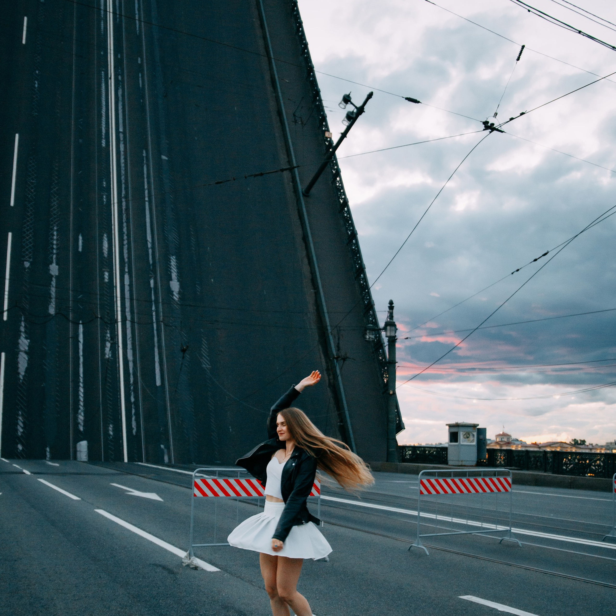 Фотосессия с&nbsp;разведенными мостами