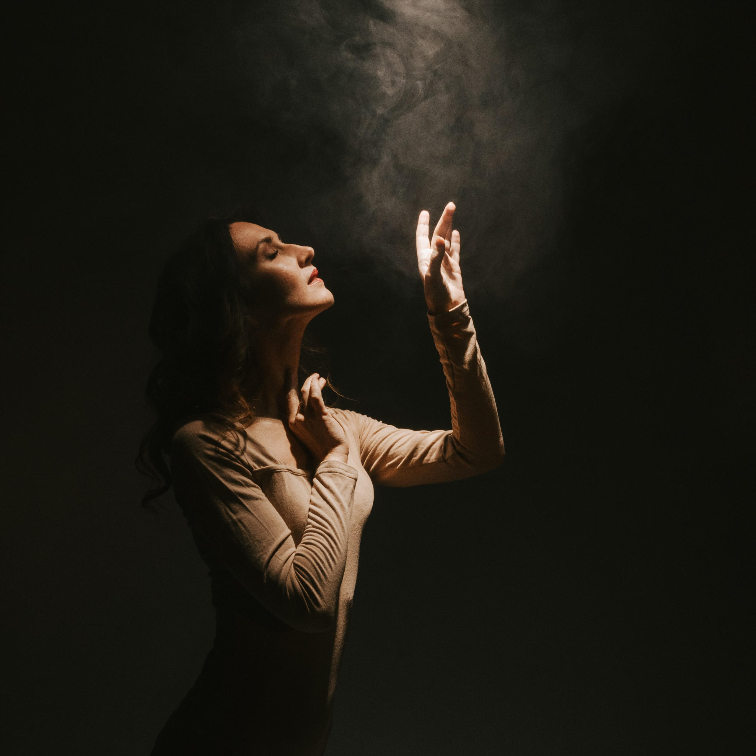 Съемки в студии