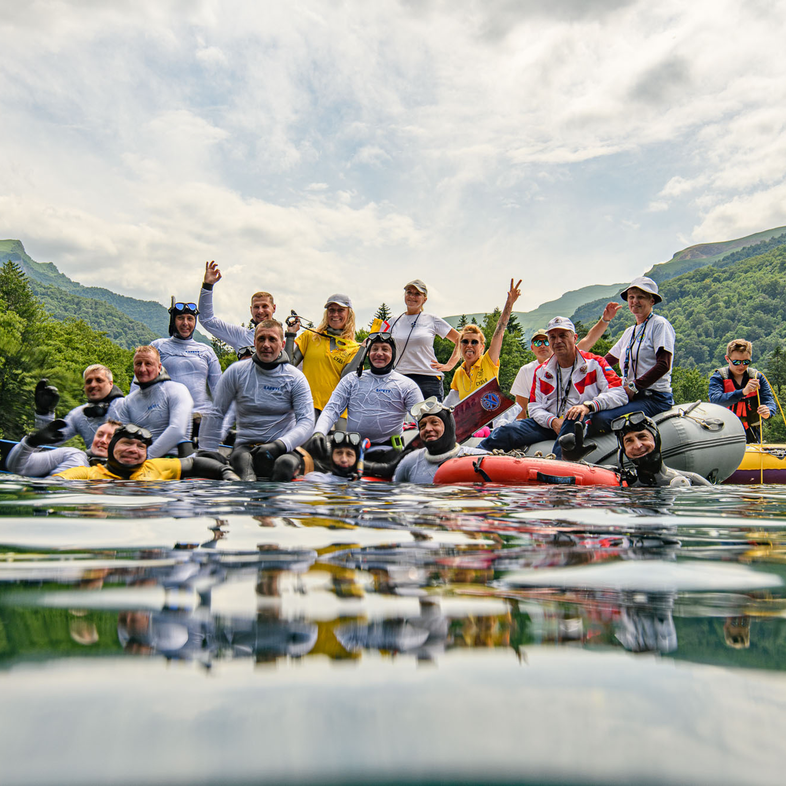 Чемпионат России по фридайвингу 2022. Голубое озеро КБР