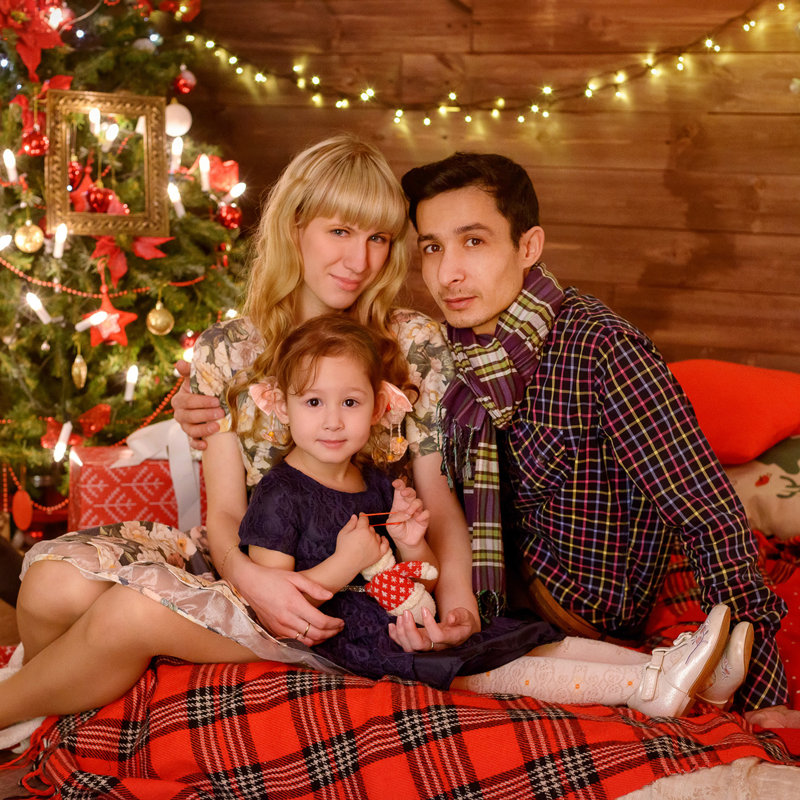 Новогодняя фотосессия. Фотостудия Pastila