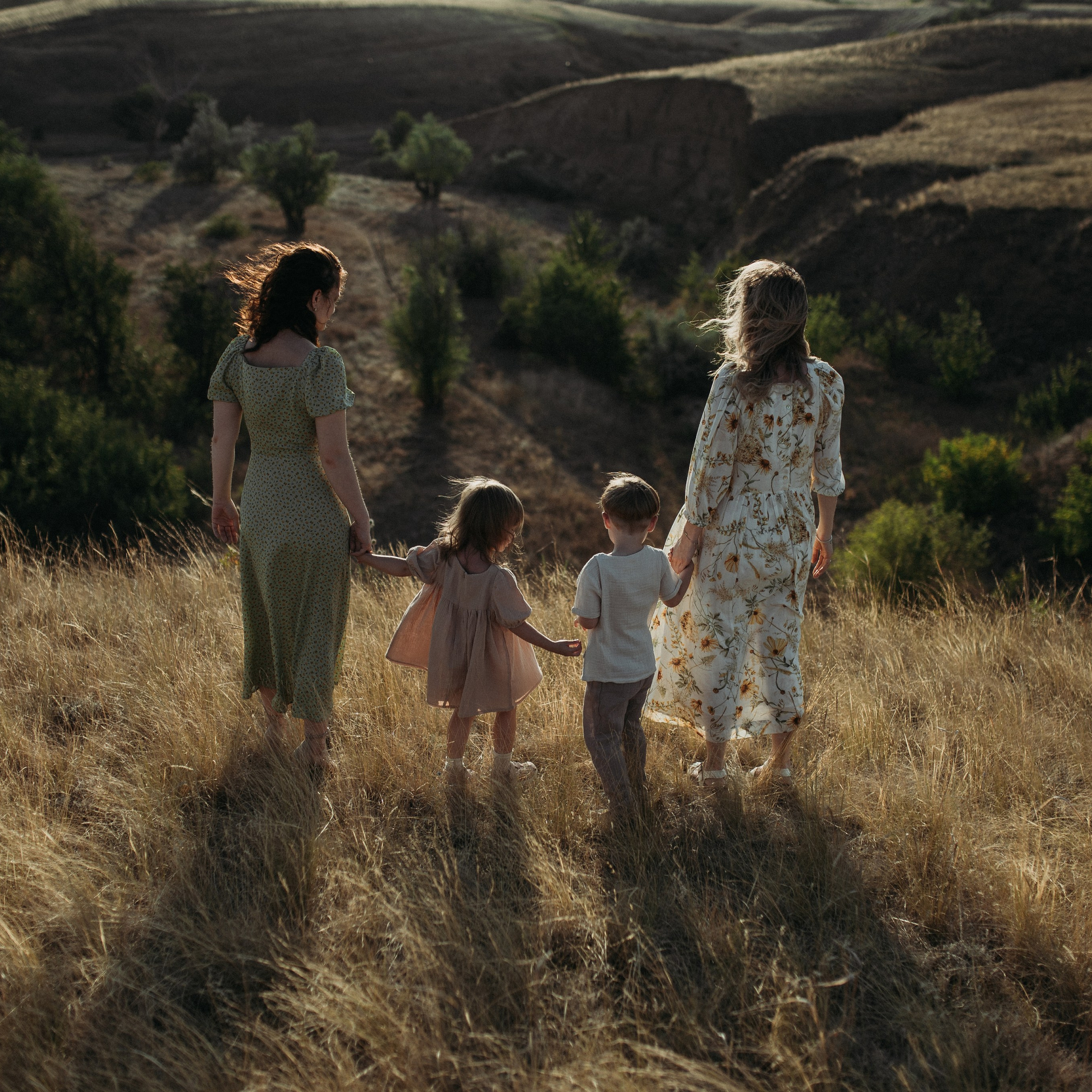 Наташа, Степа, Василиса, Лера