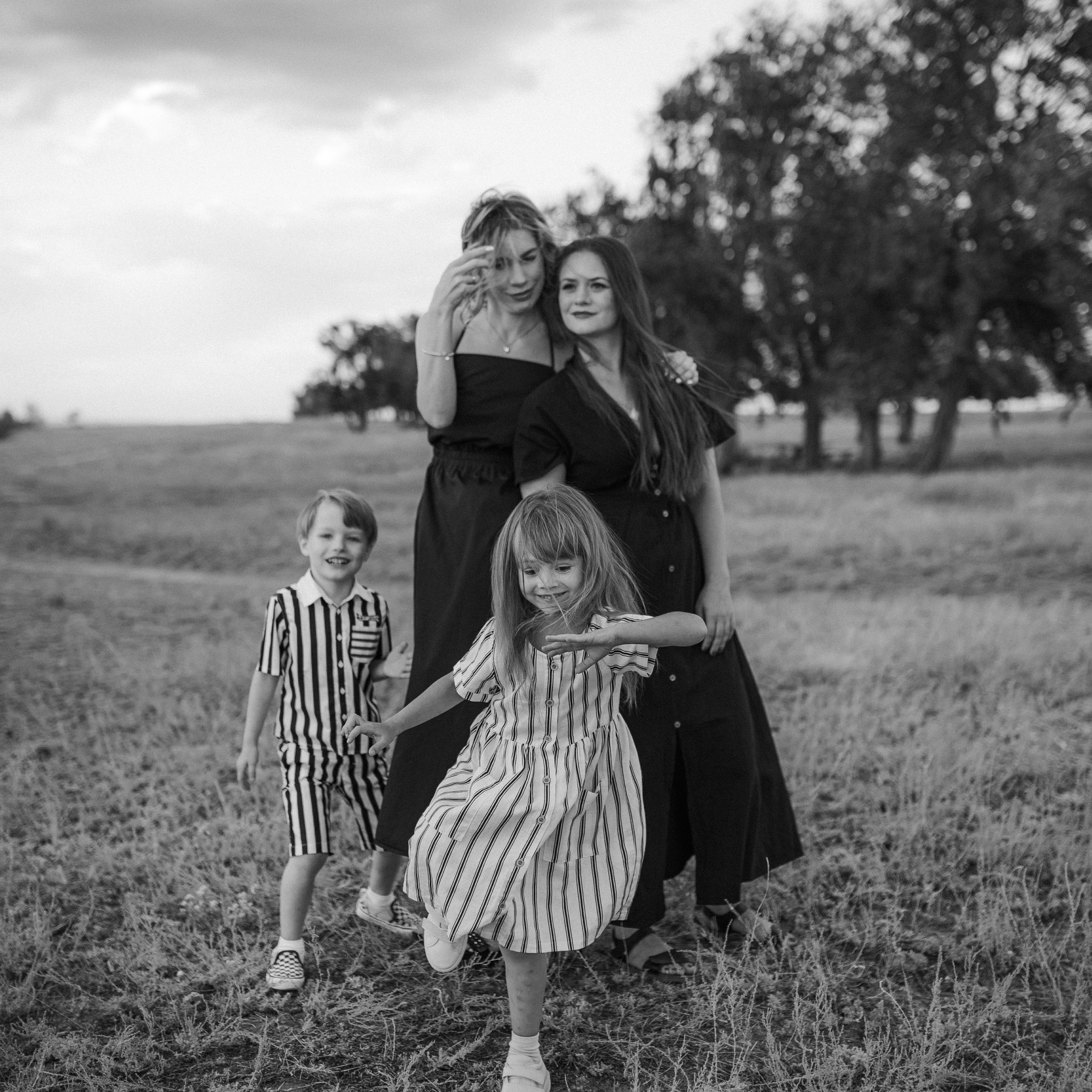 Наташа, Степа, Василиса, Лера