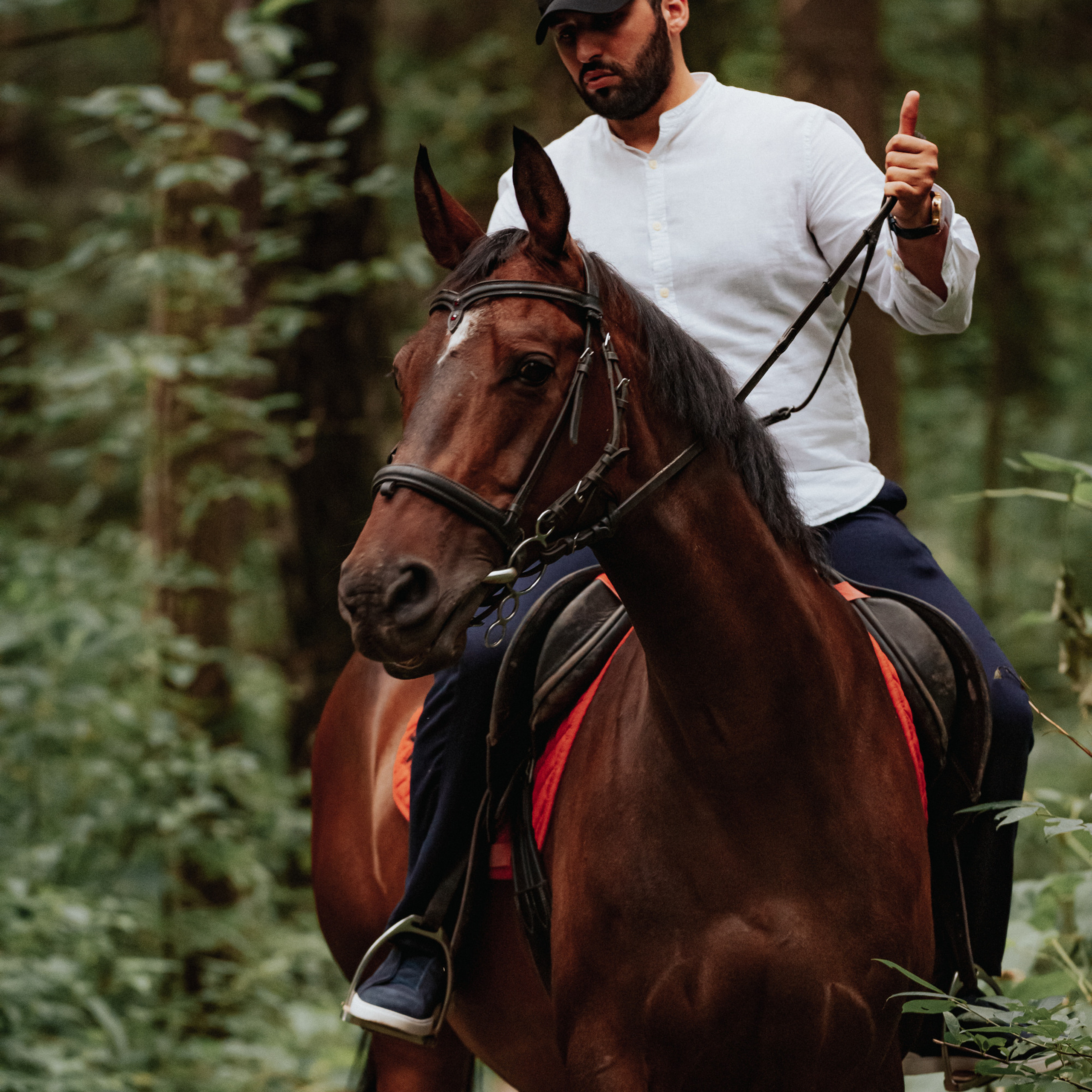 Фотосессия прогулки на лошадях
