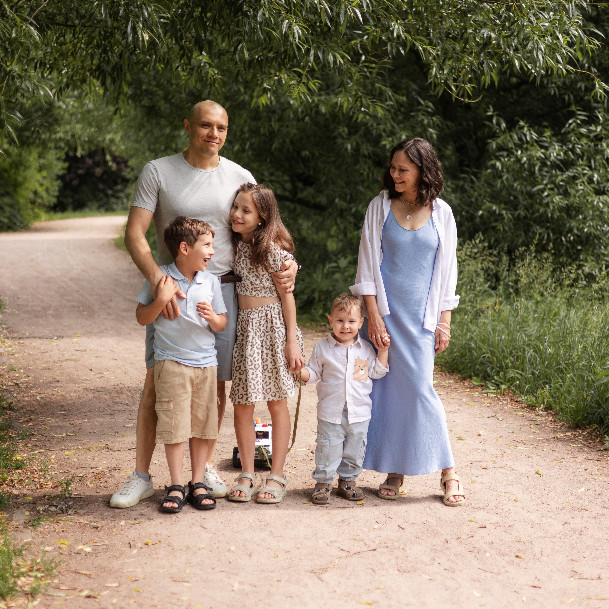 Алена, Ринат, Кира, Артур и Камиль