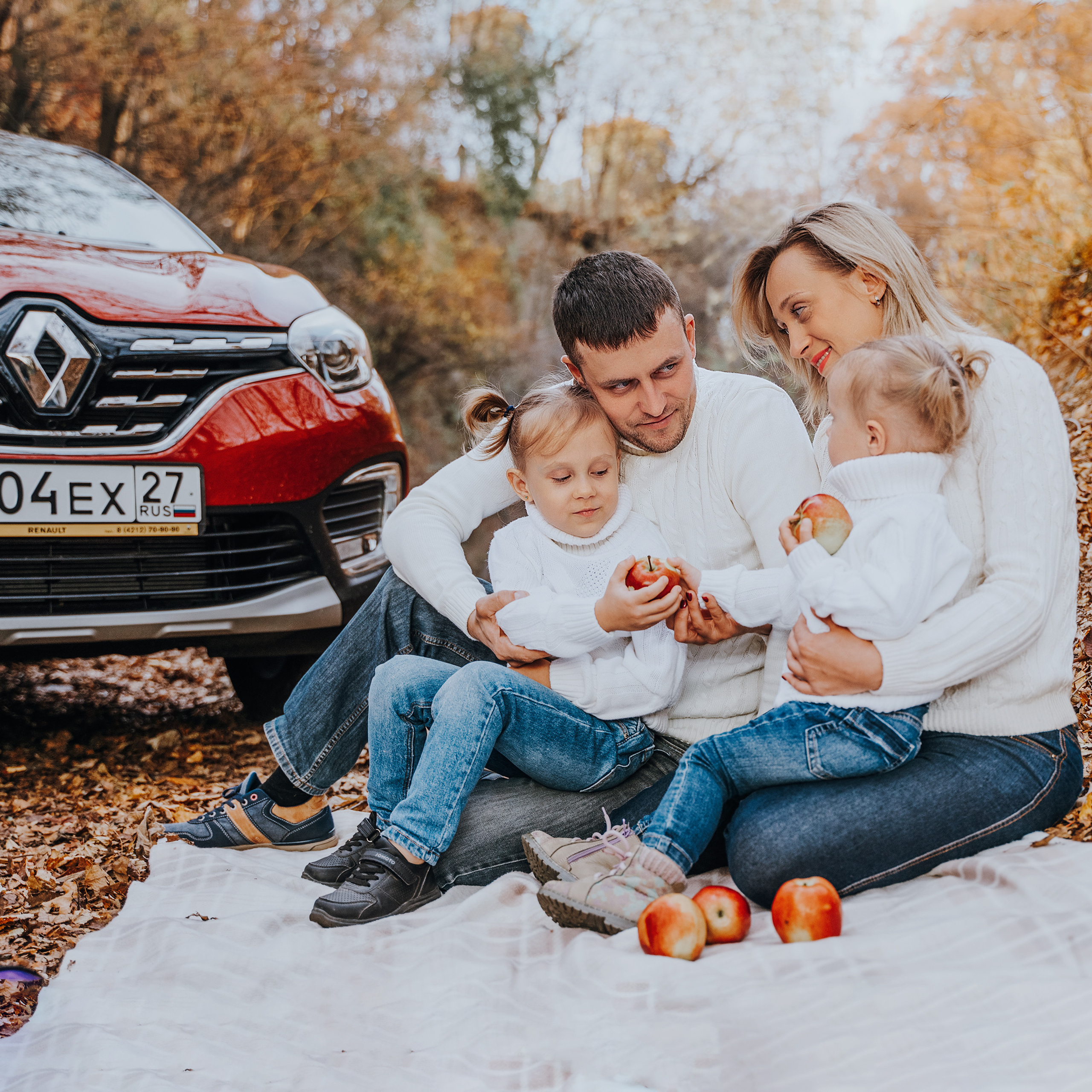 На природе