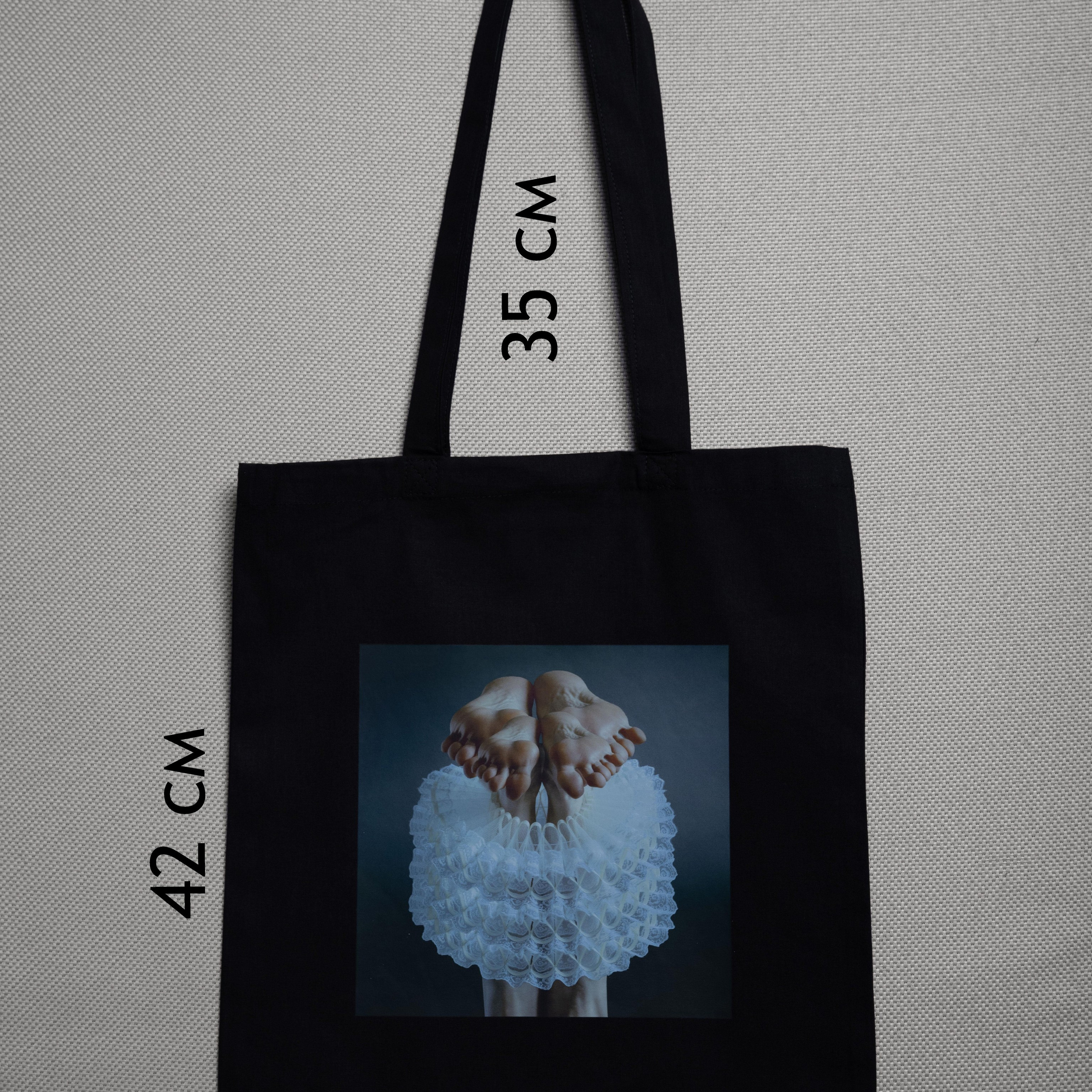 Шоппер с авторским принтом «Голова в отпуске». Анна Новосельцева. Индивидуальные фотосессии в Москве и М.О