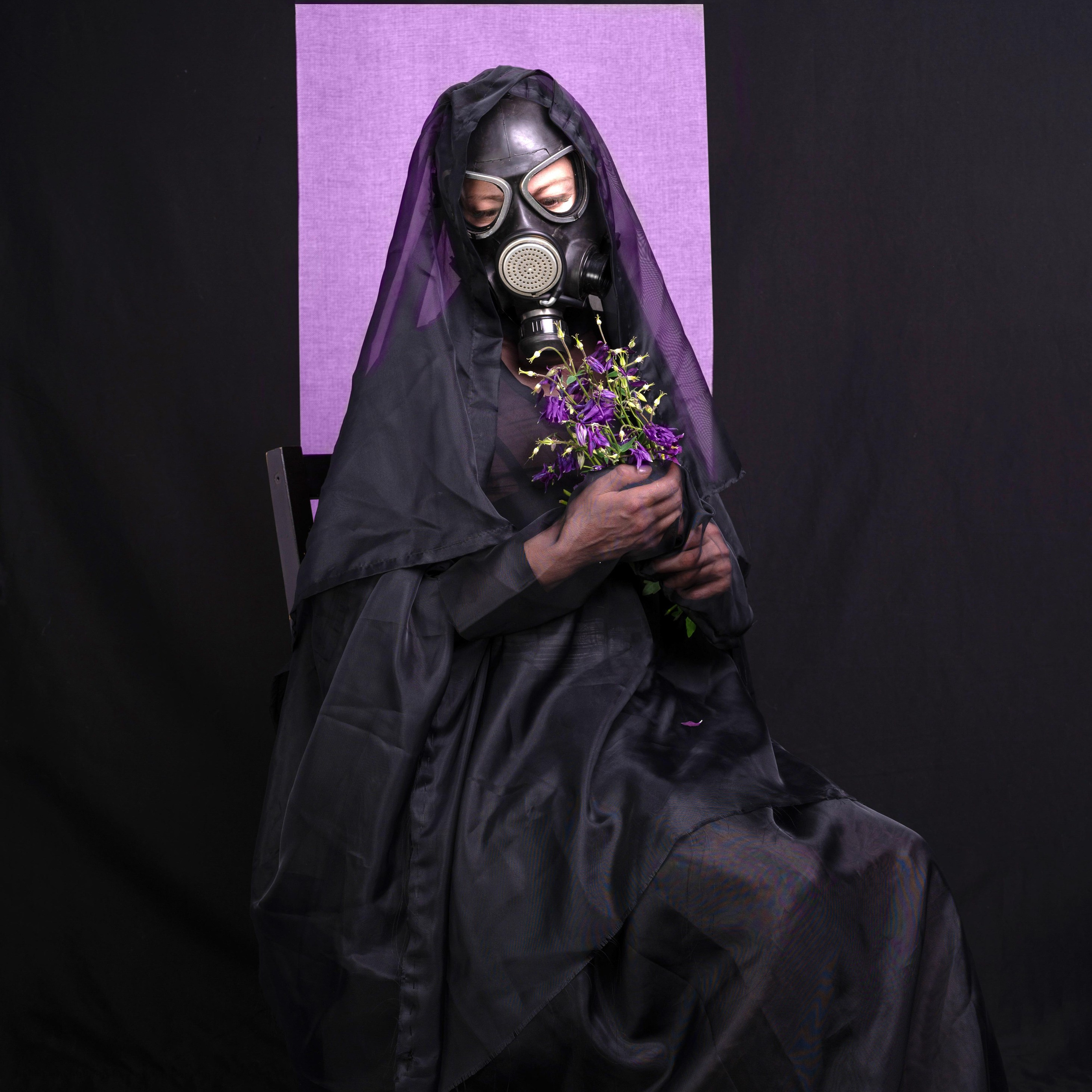 Шоппер «Фиолетовая женщина». Анна Новосельцева. Индивидуальные фотосессии в Москве и М.О