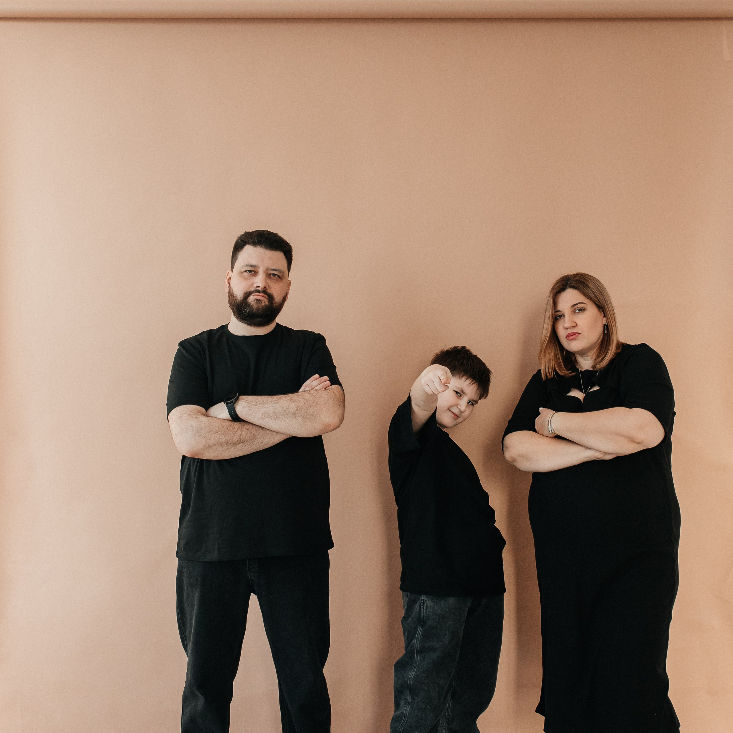 Вова, Алина и Давид