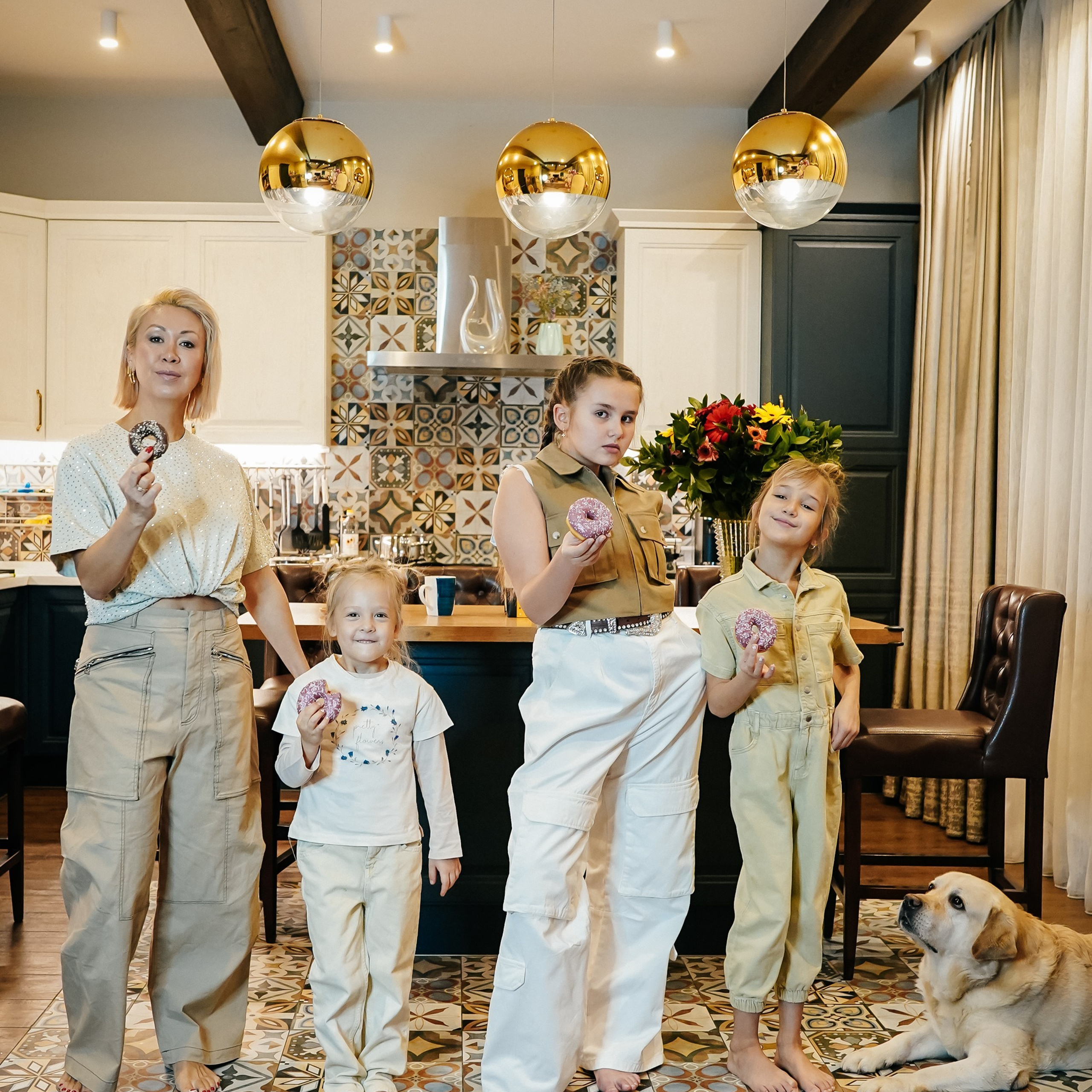 Валентина с детьми