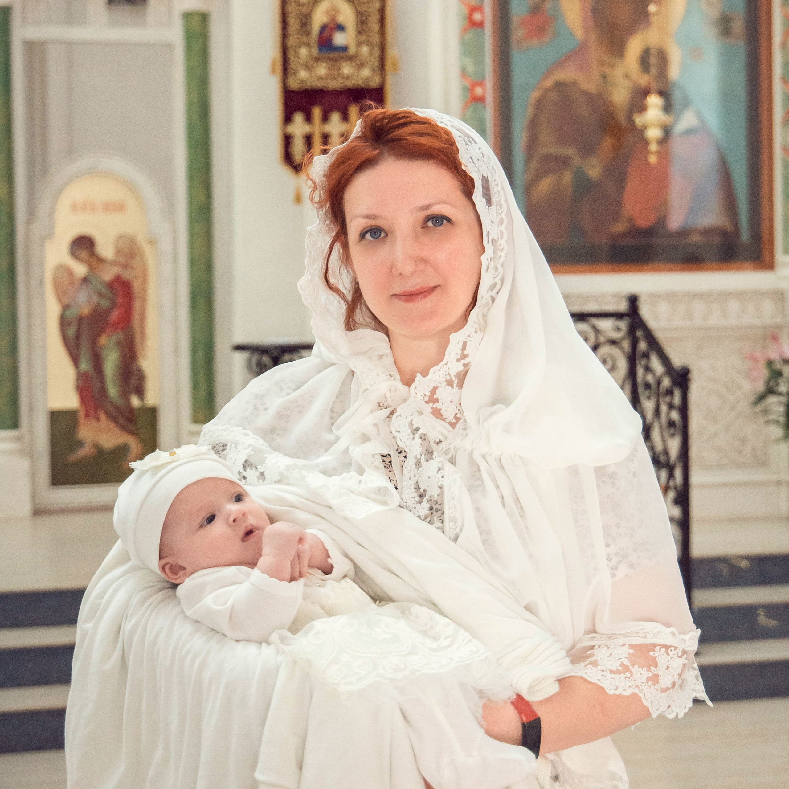 Крещение Екатерины В Казанском Девичьем монастыре