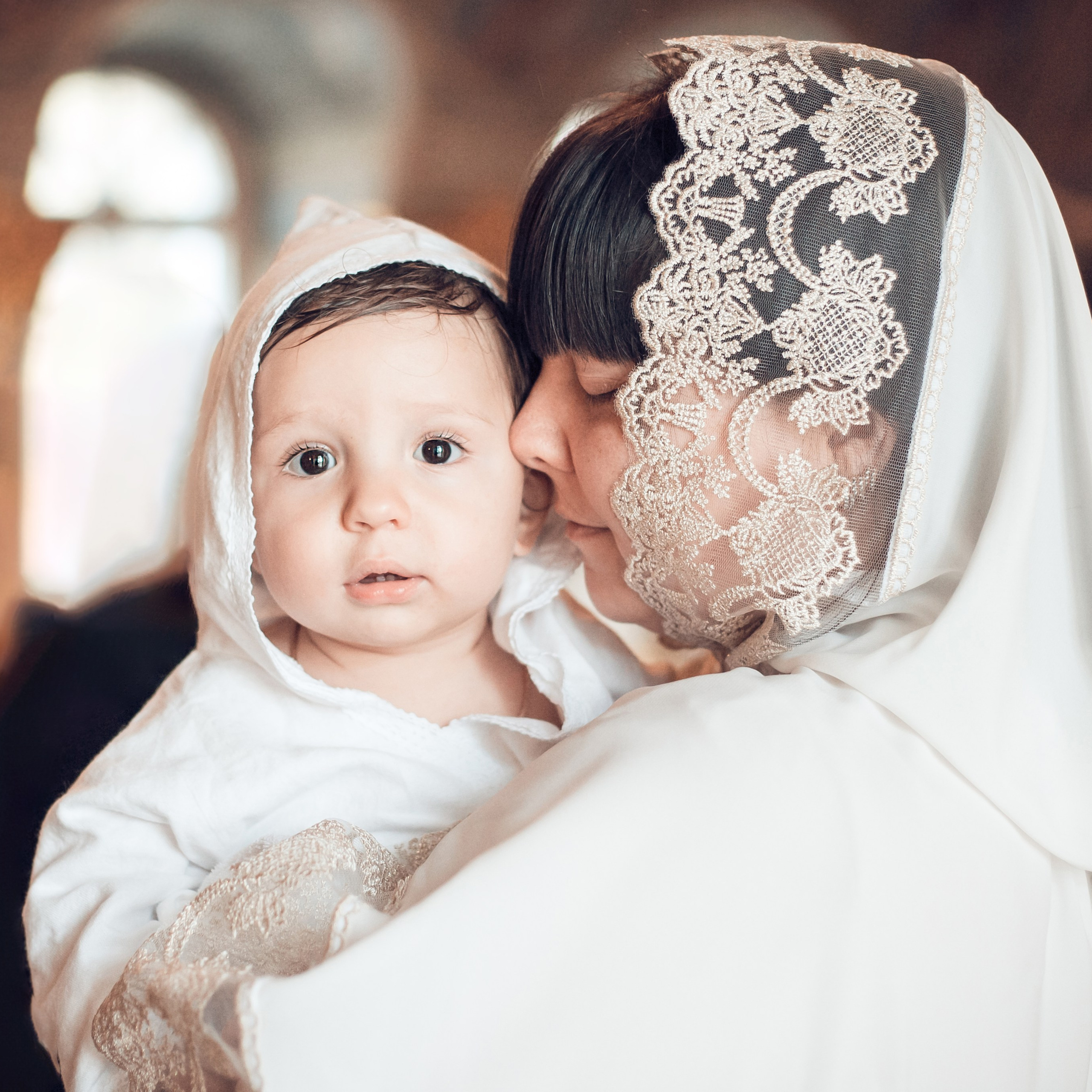 Крещение Савелия в храме Успения Богородицы с. Истомино Тарусский р-н.