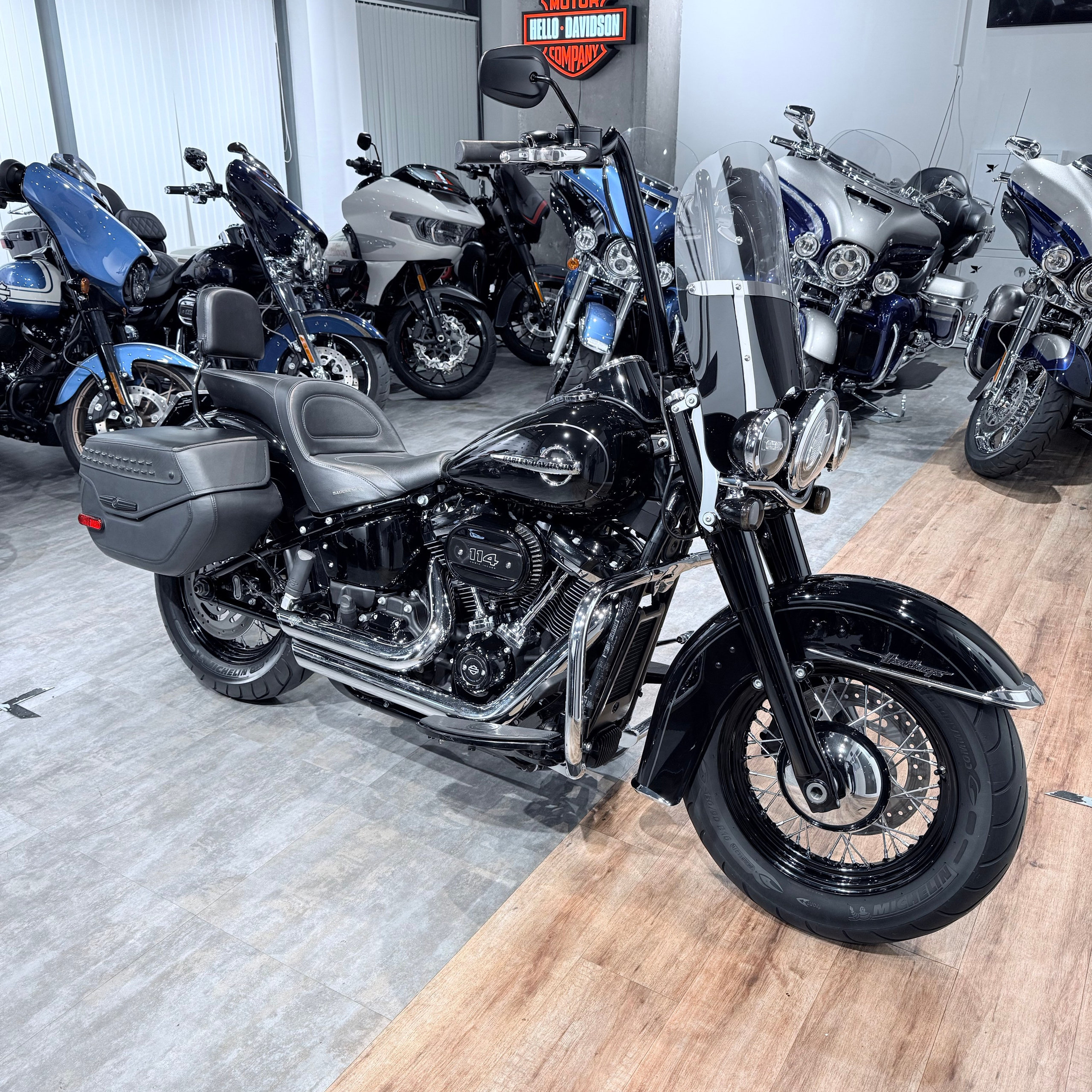 2018 Softail Heritаgе 114 Вlack Мехiсan
