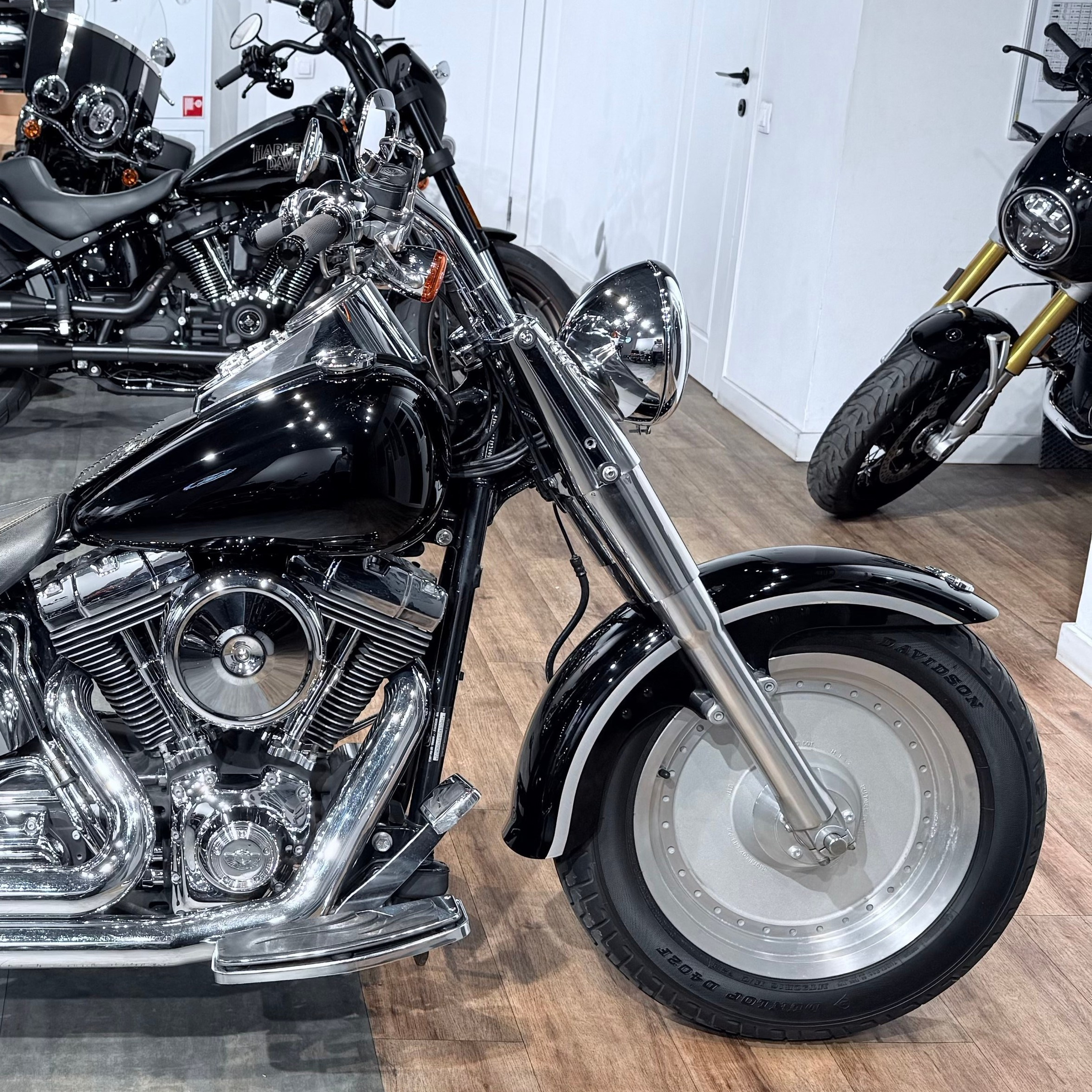 2003 Fat Boy Vivid Black 100 Years