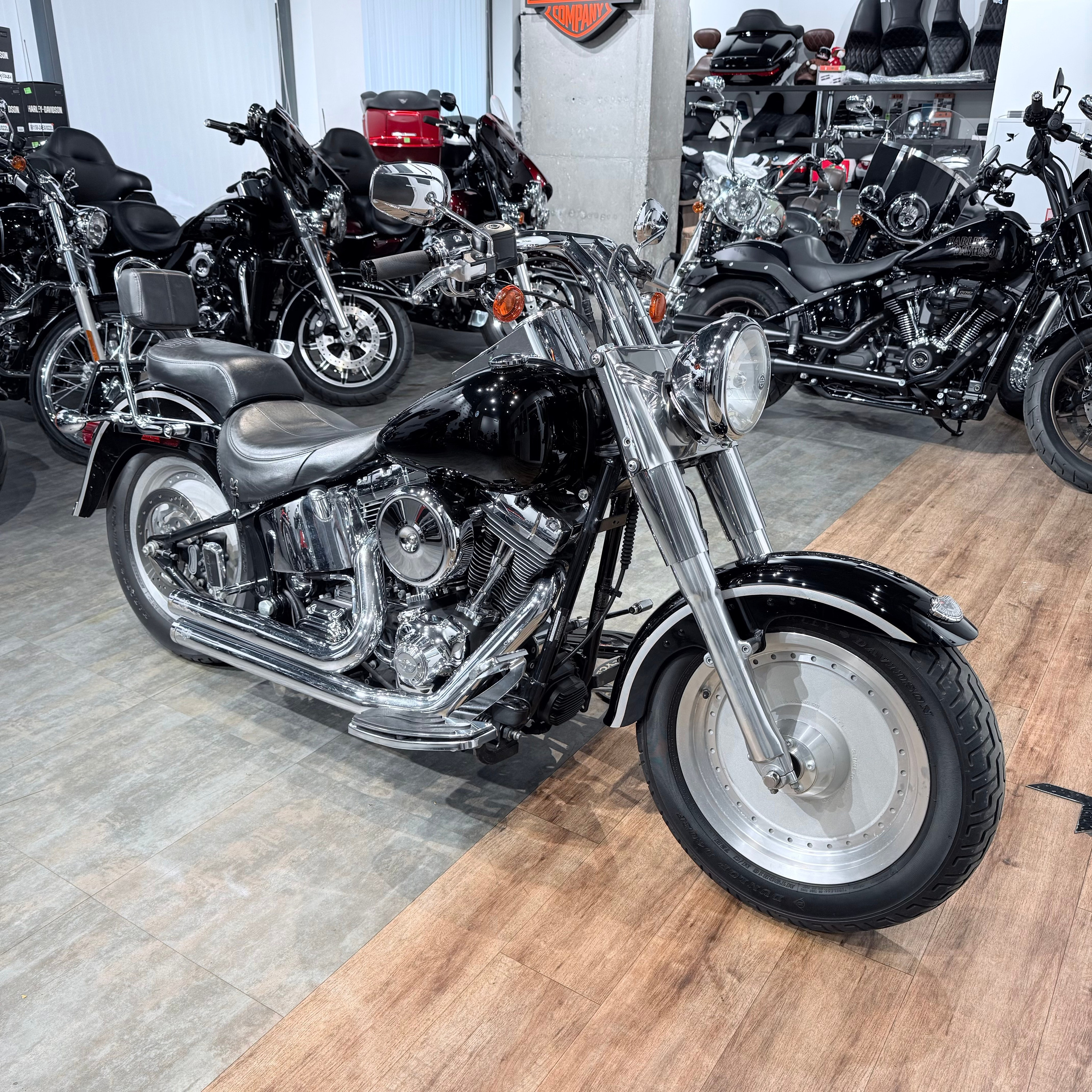 2003 Fat Boy Vivid Black 100 Years