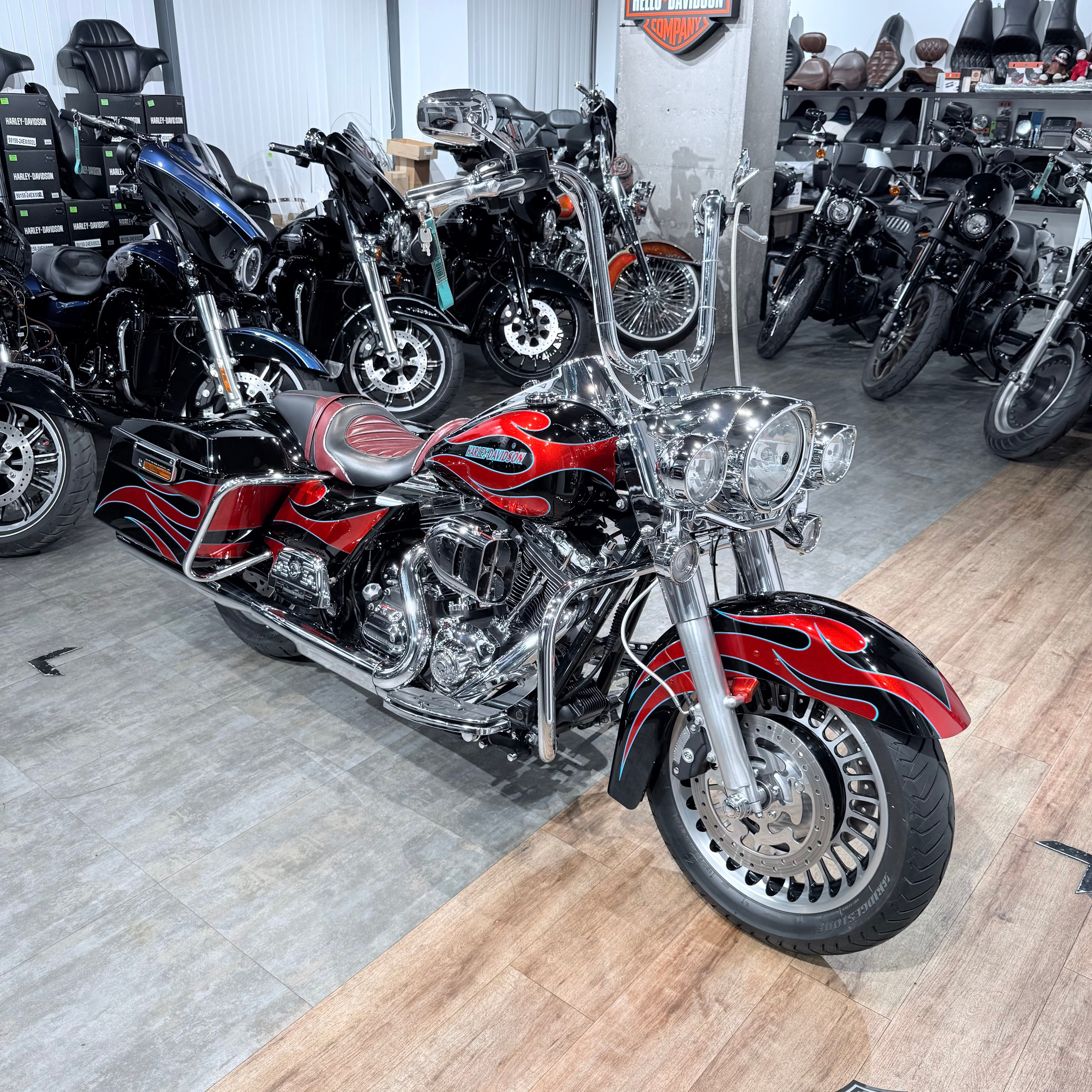 2009 Road King АВS Вlаck Orangе Flаmes