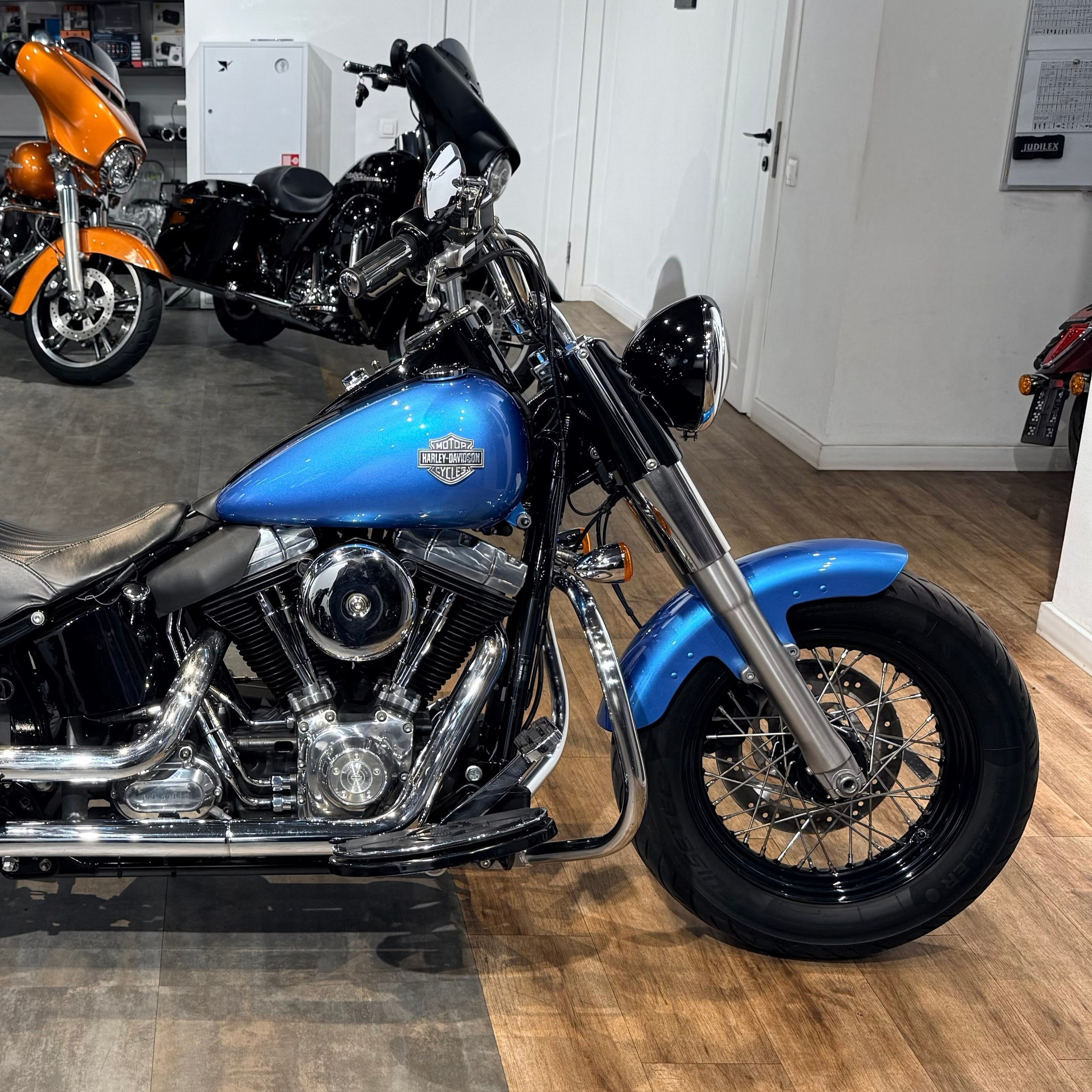 2013 Softail Slim ABS Big Blue Pearl