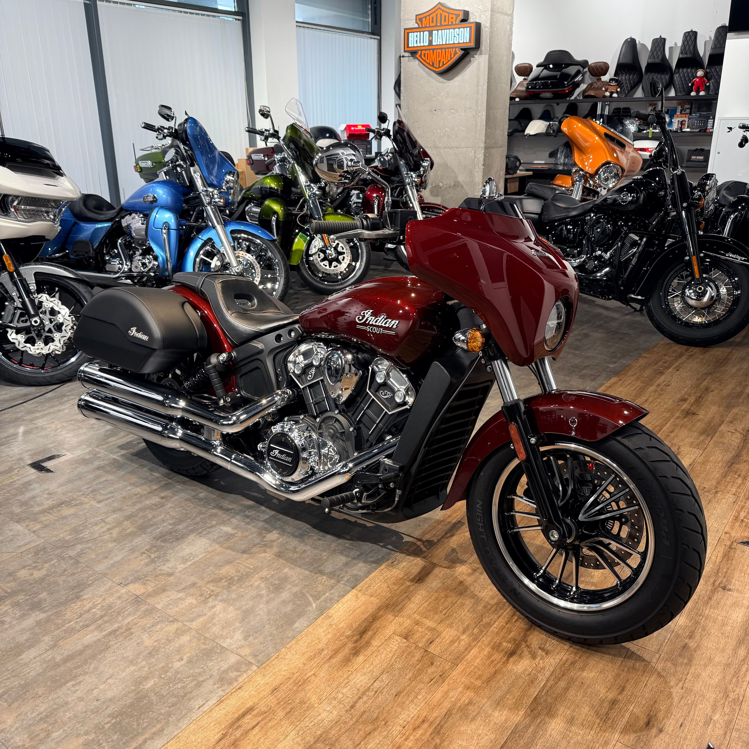 2022 INDIAN Scout Touring Maroon Metallic (VIN *56KM*0101)