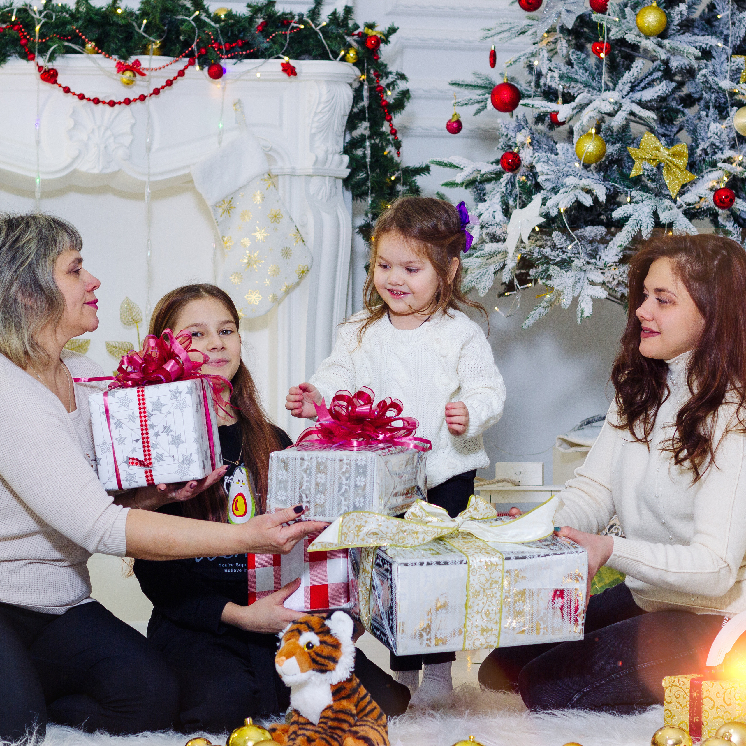 Семейная съемка Оля, Лена, Катя и Даша