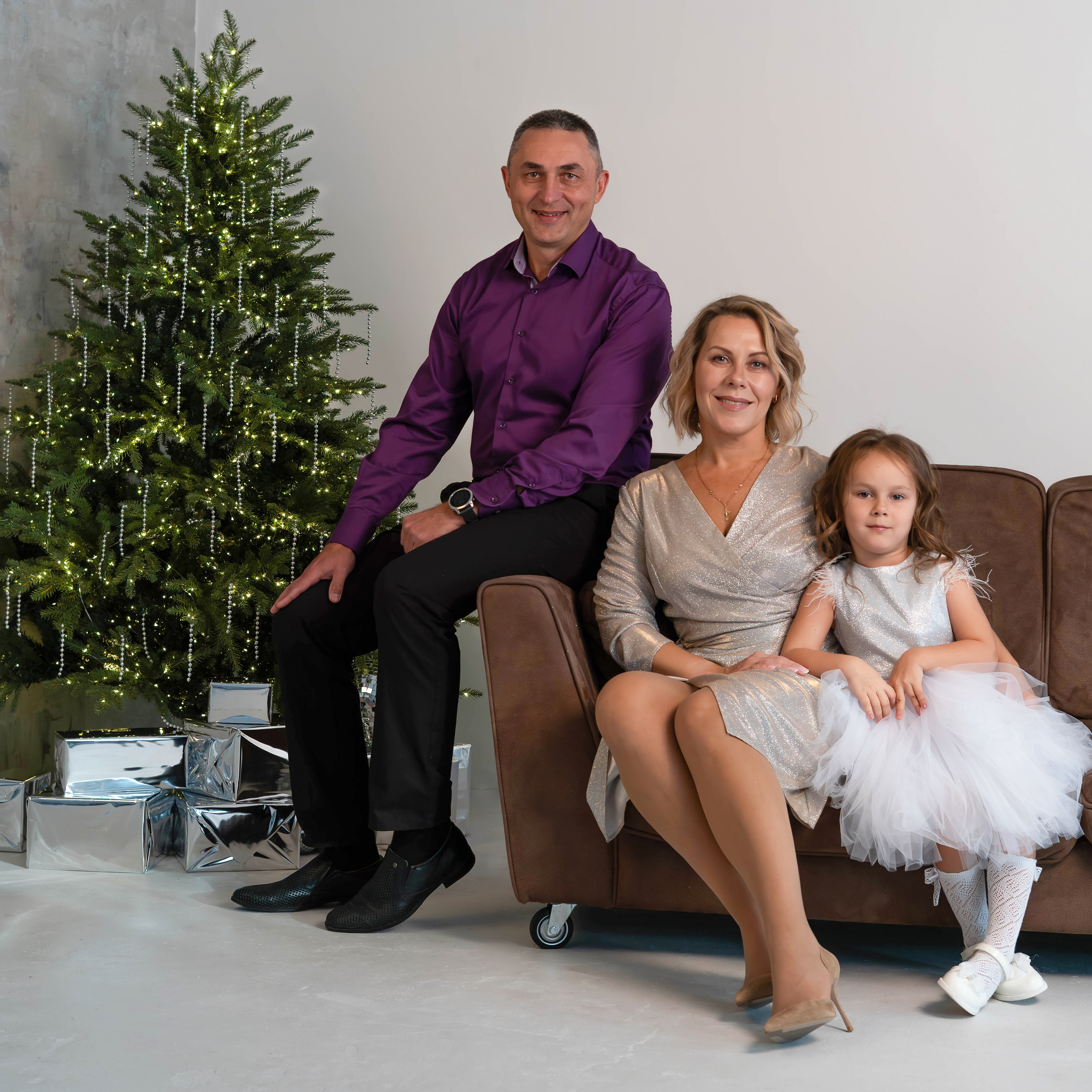 Семейная новогодняя фотосессия